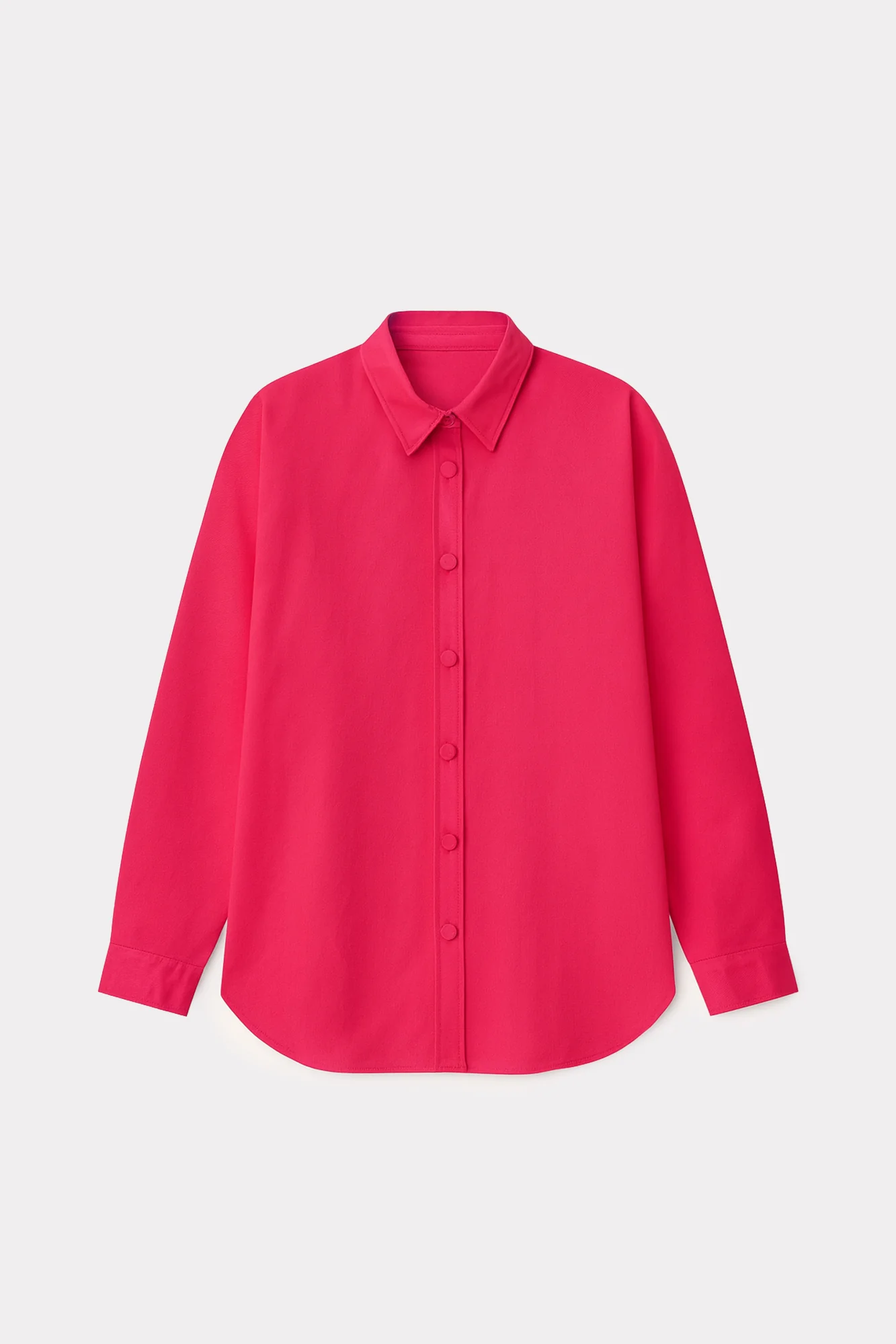 100% COTTON OVERSIZED BASIC SHIRT - Image 2