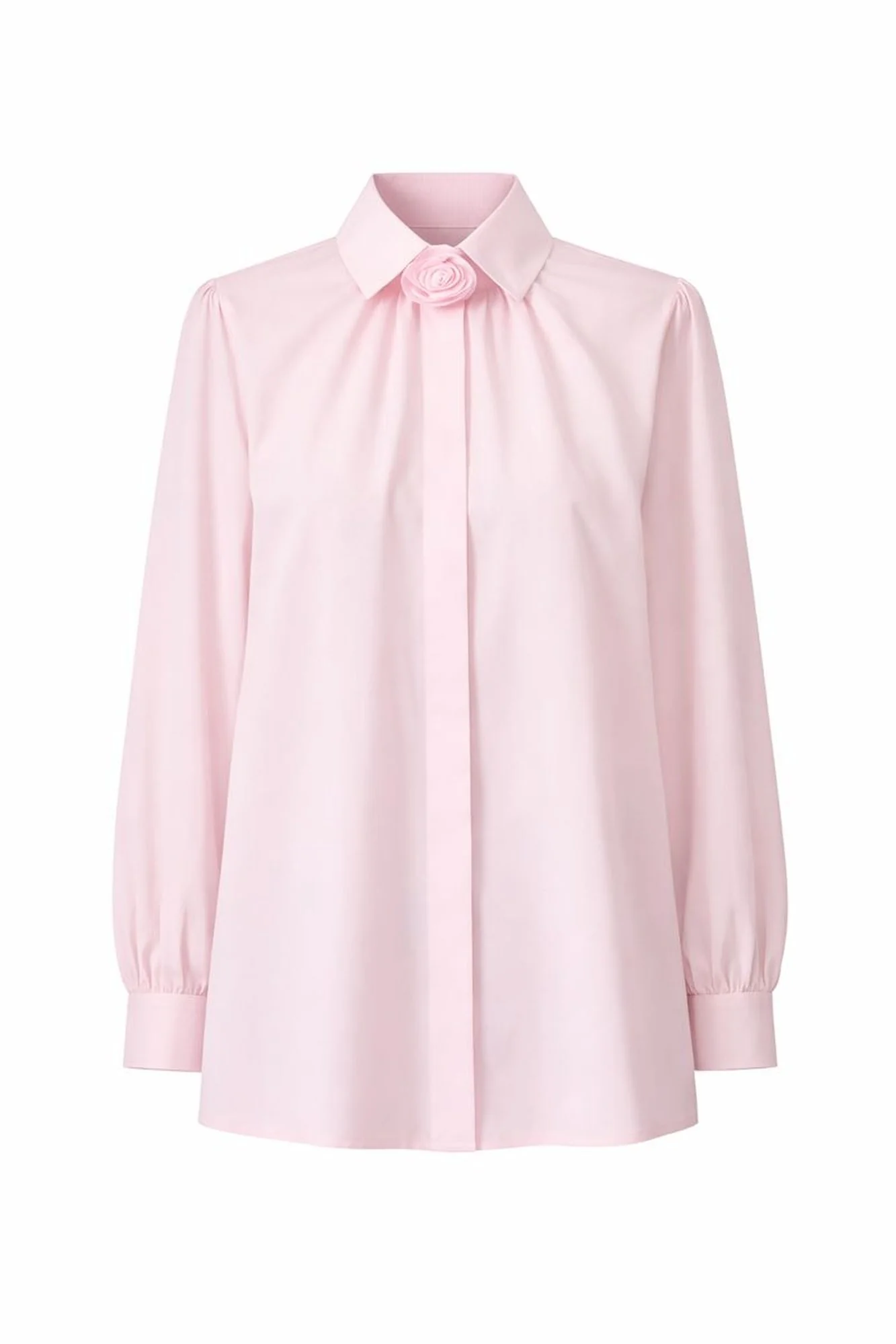 100% COTTON ROSE DETAILED SHIRT - Image 2
