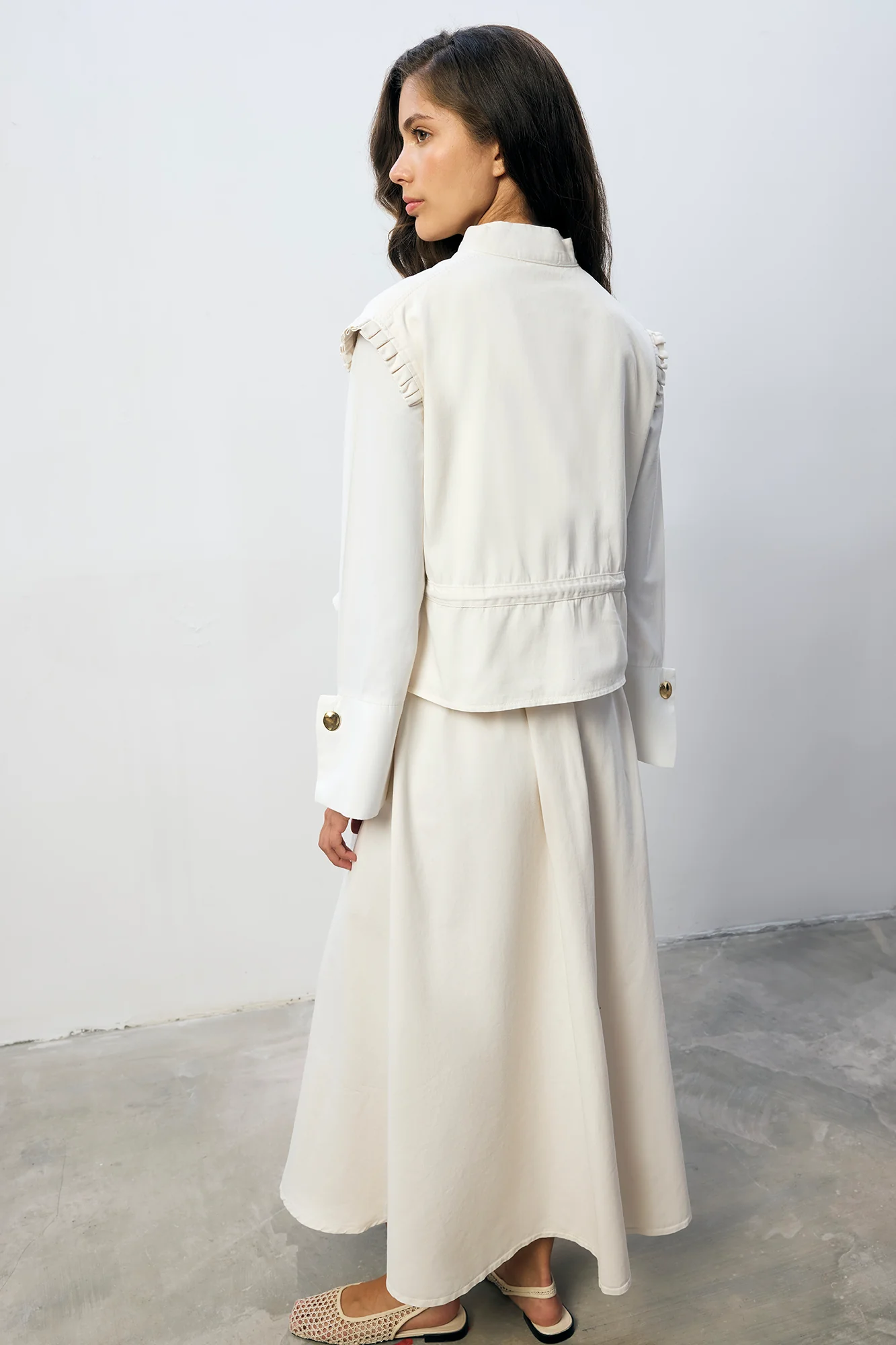 100% COTTON VEST SKIRT SET - Image 3