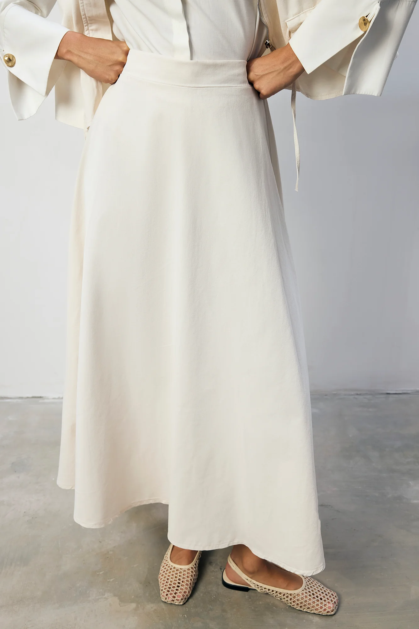 100% COTTON VEST SKIRT SET - Image 4