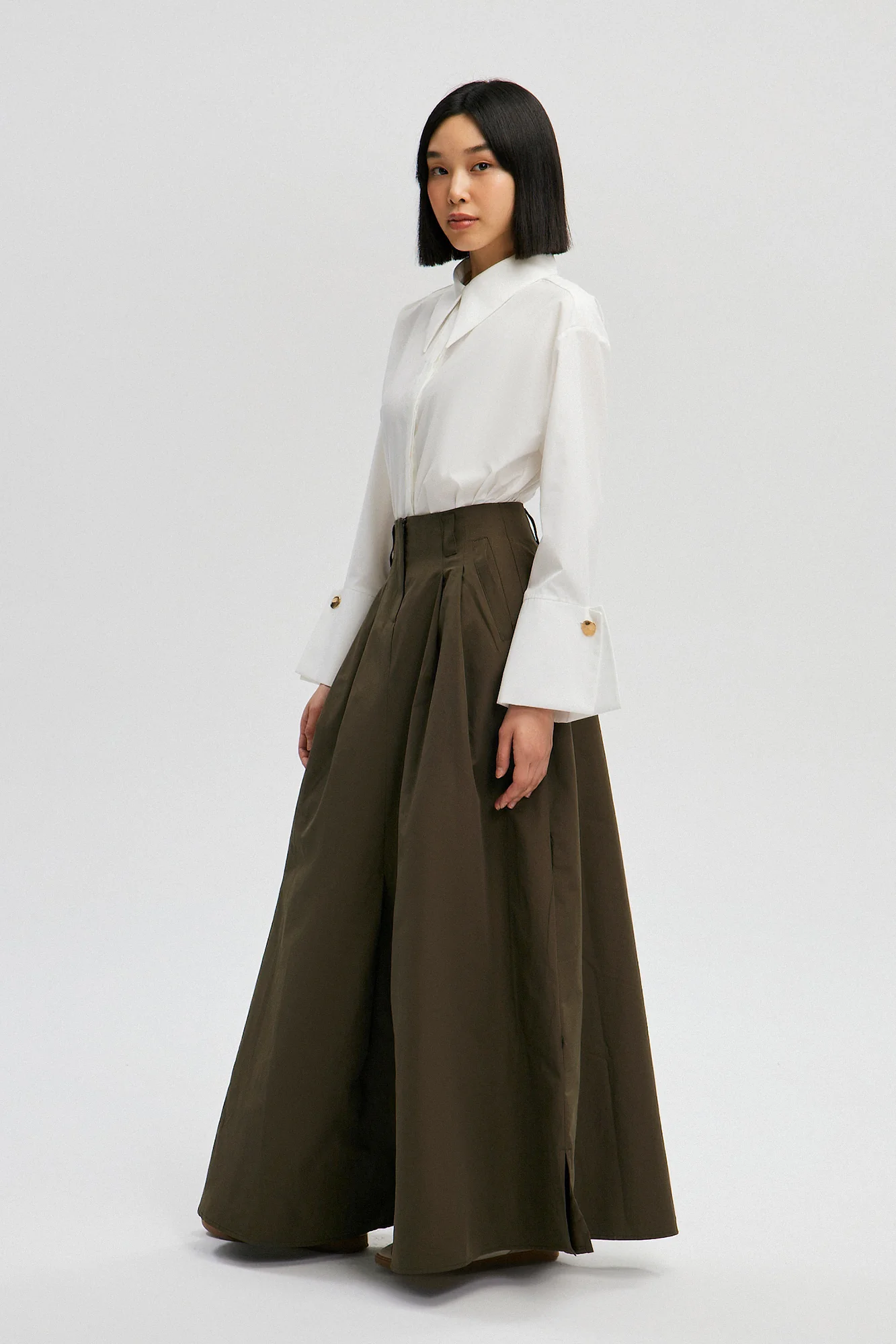 A LINE SKIRT WITH DARTS - Image 6