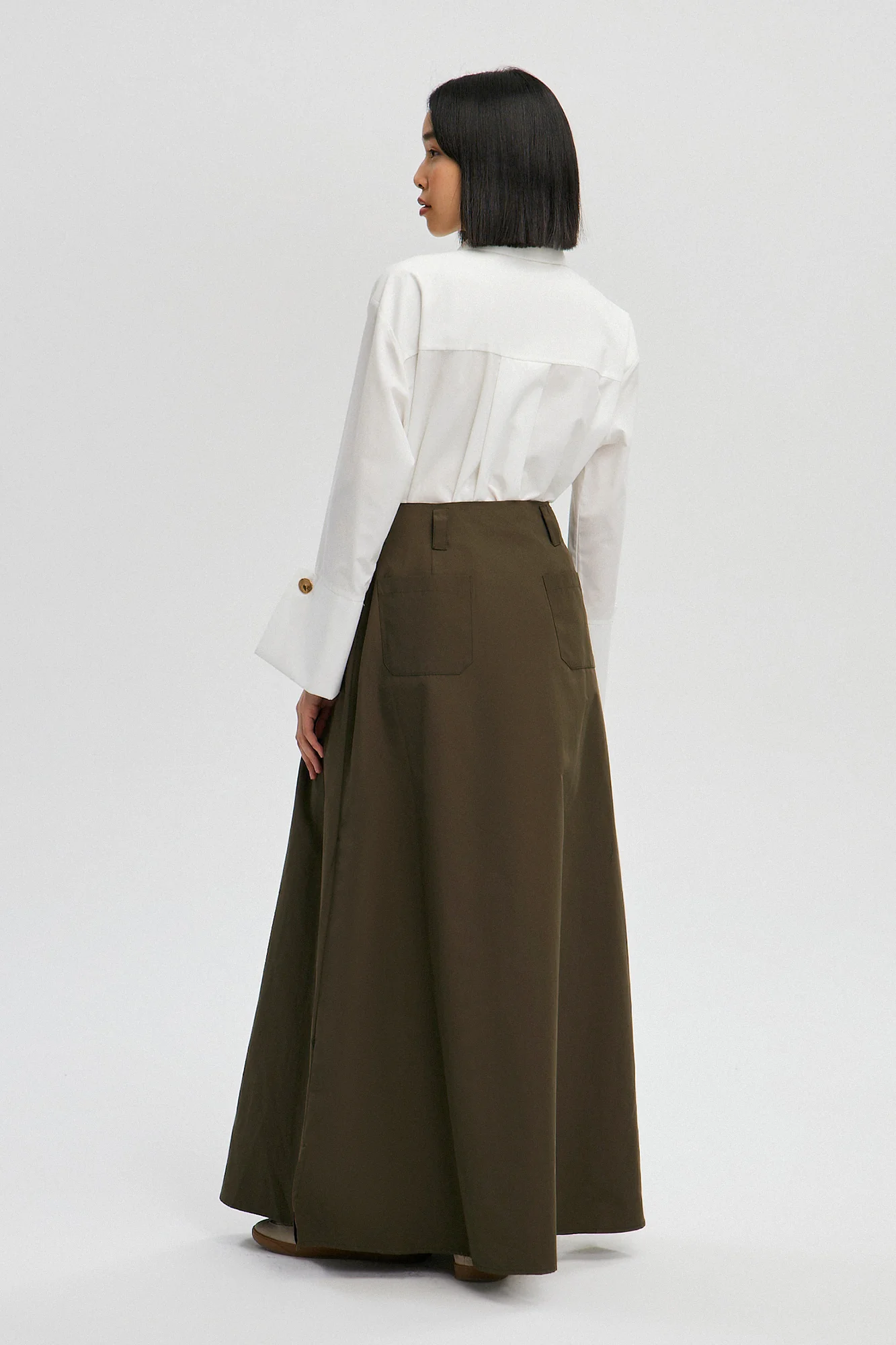 A LINE SKIRT WITH DARTS - Image 7