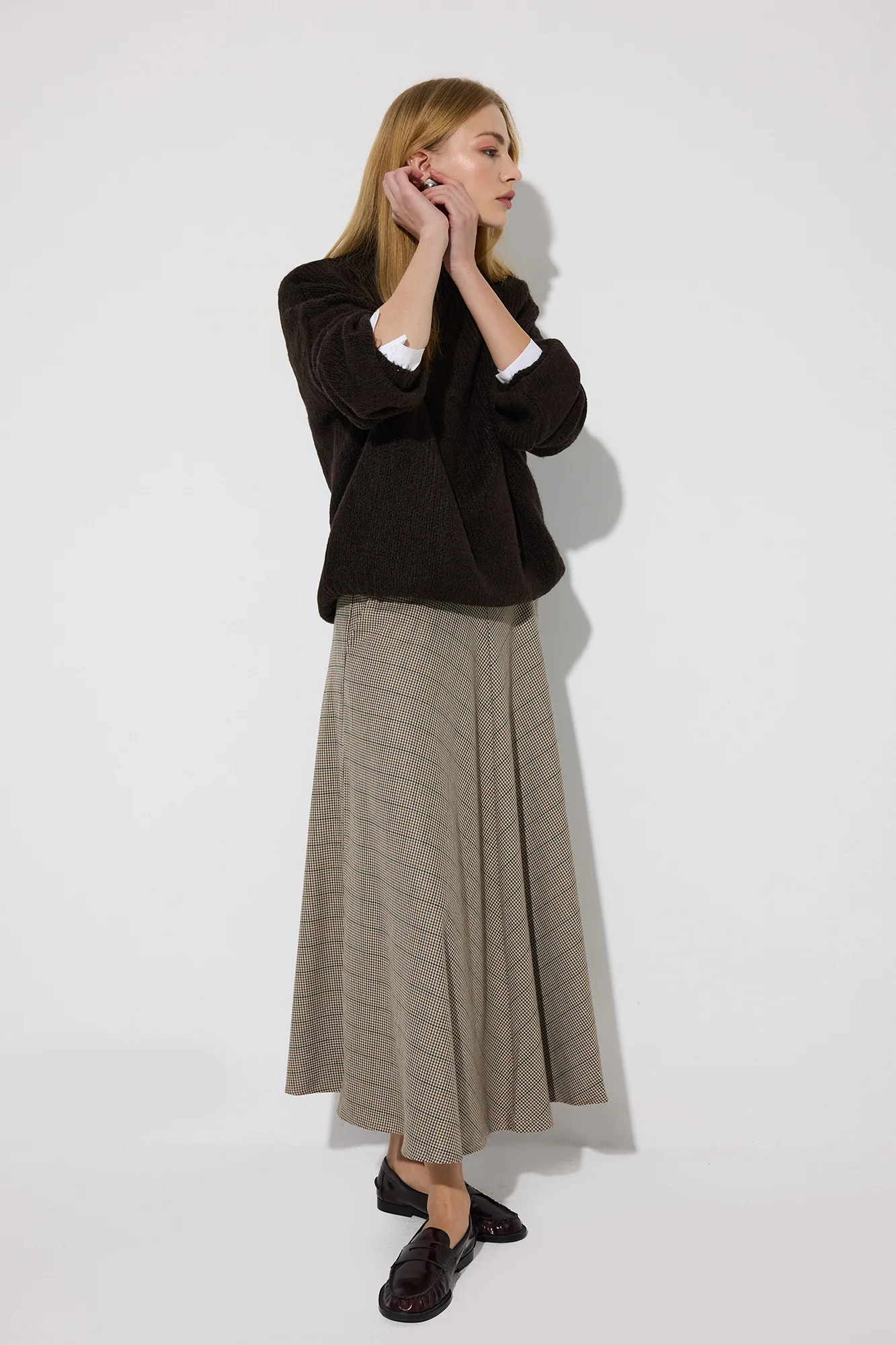 A-LINE SKIRT WITH POCKETS - Image 3