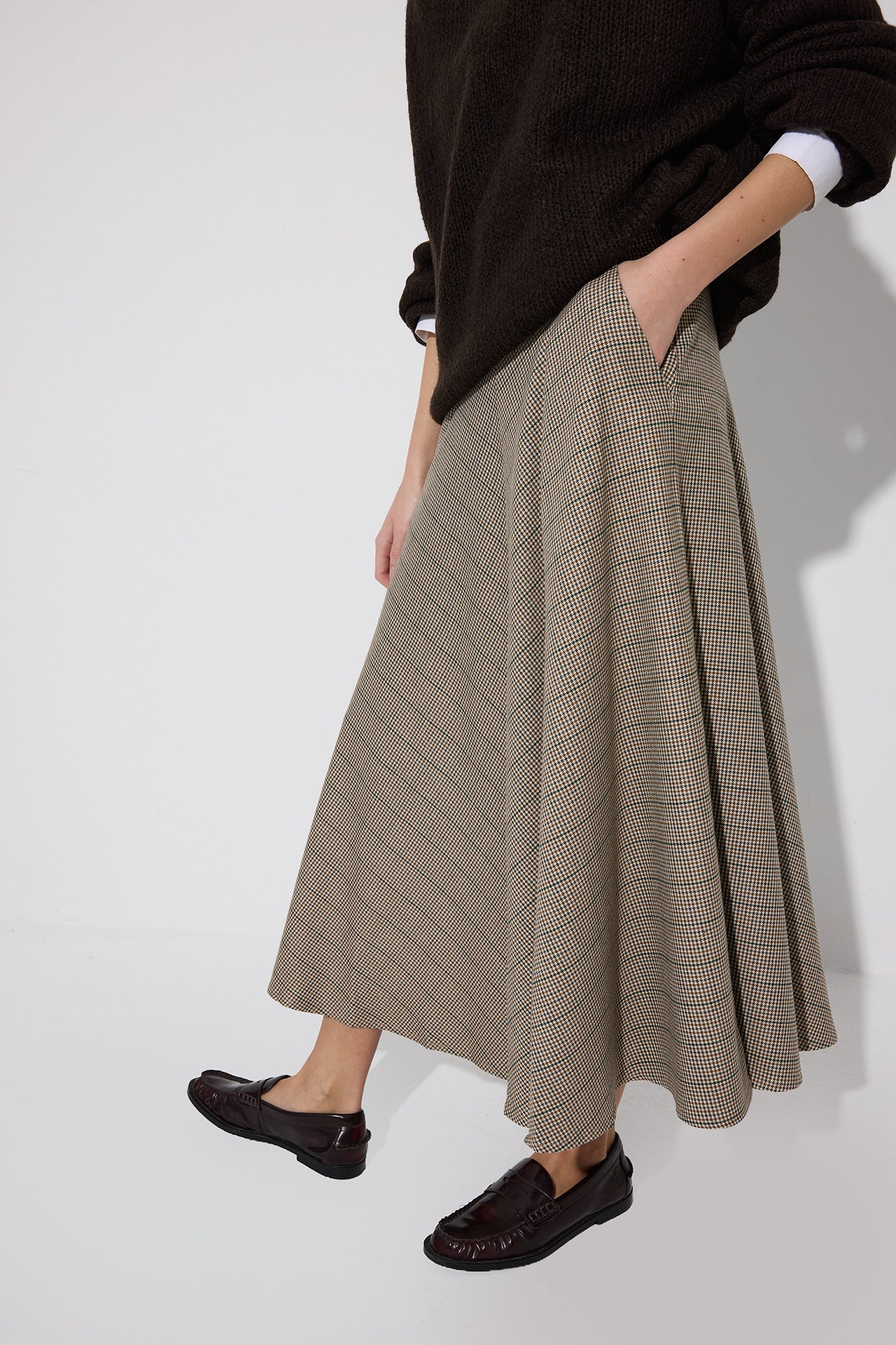 A-LINE SKIRT WITH POCKETS - Image 4