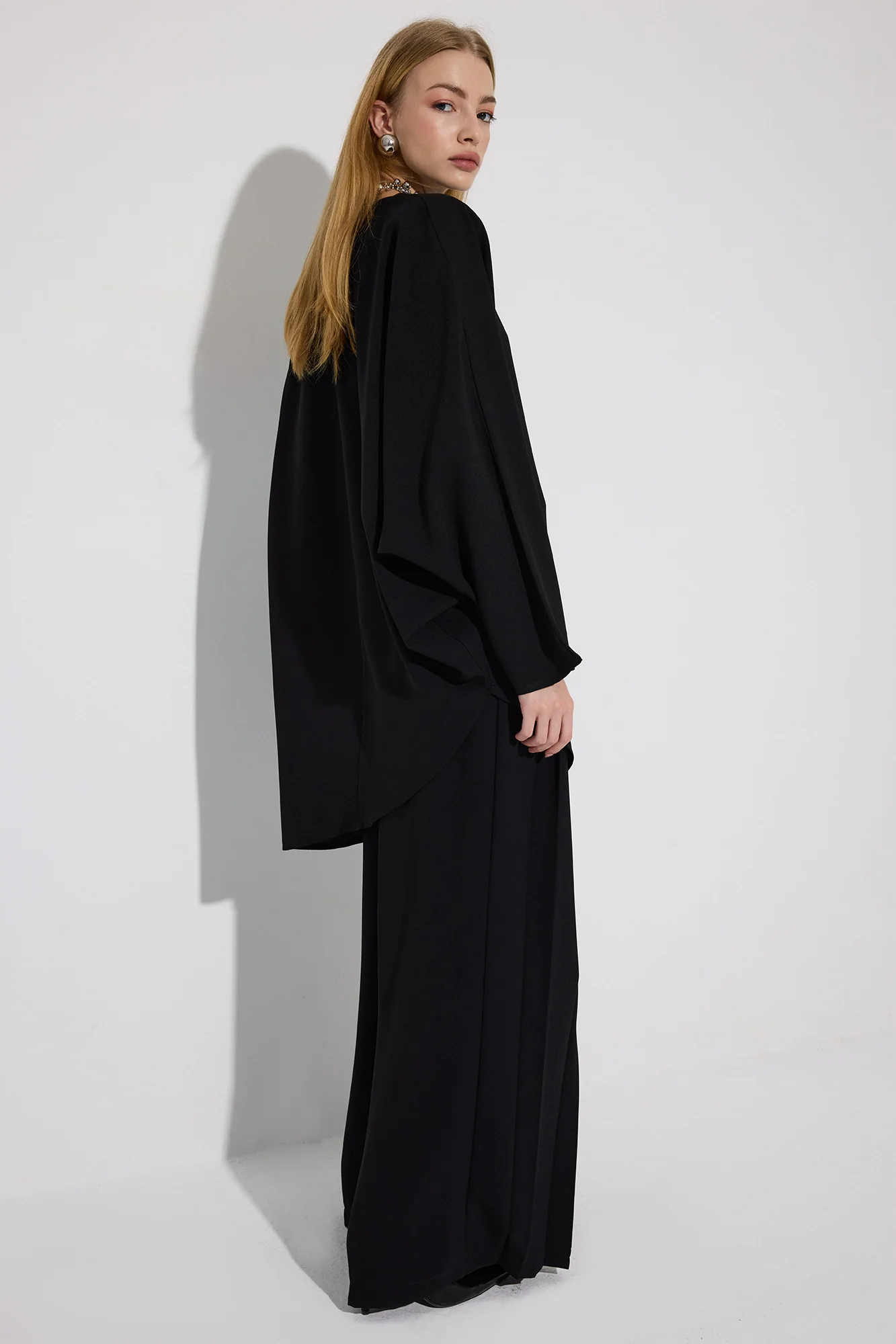 ASYMMETRIC DRAPED TUNIC - Image 4