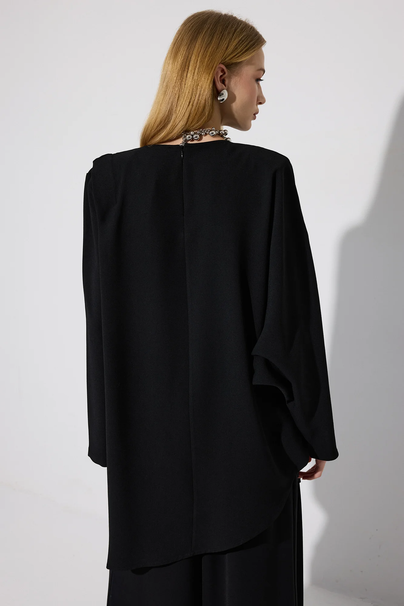 ASYMMETRIC DRAPED TUNIC - Image 6