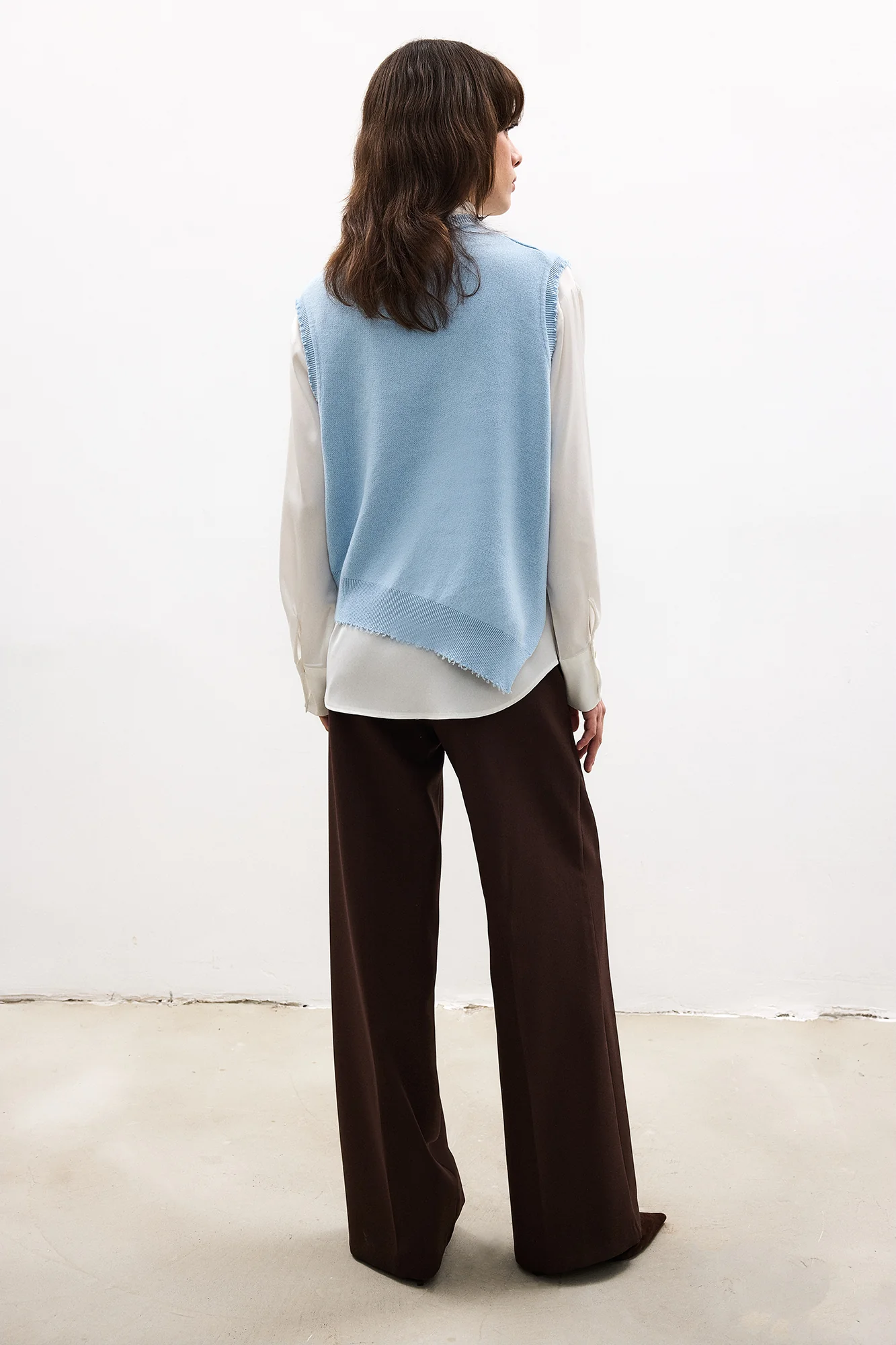 ASYMMETRICAL CUT KNIT SWEATER - Image 5