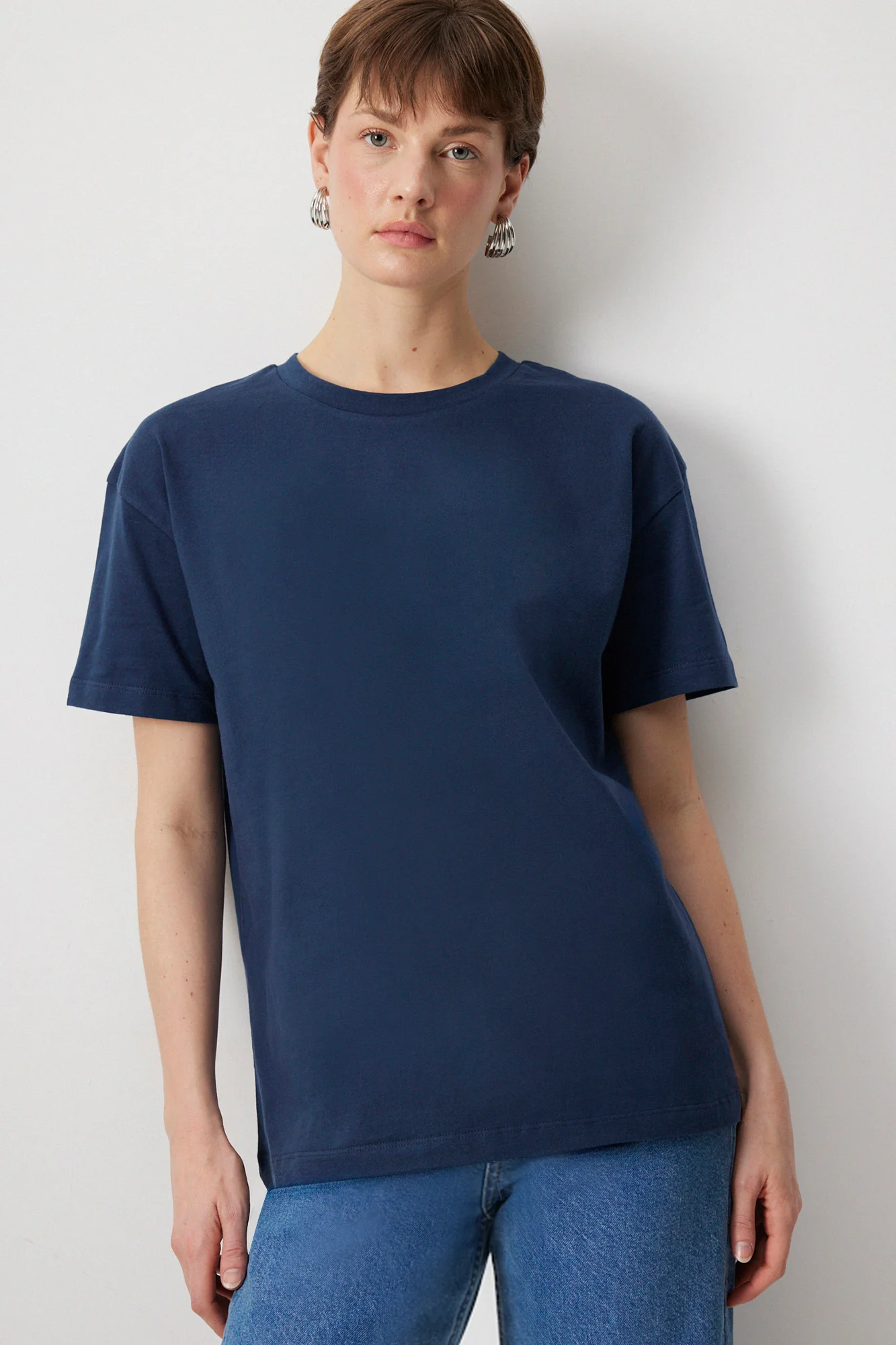 100% COTTON SHORT SLEEVE BASIC T-SHIRT - Image 3