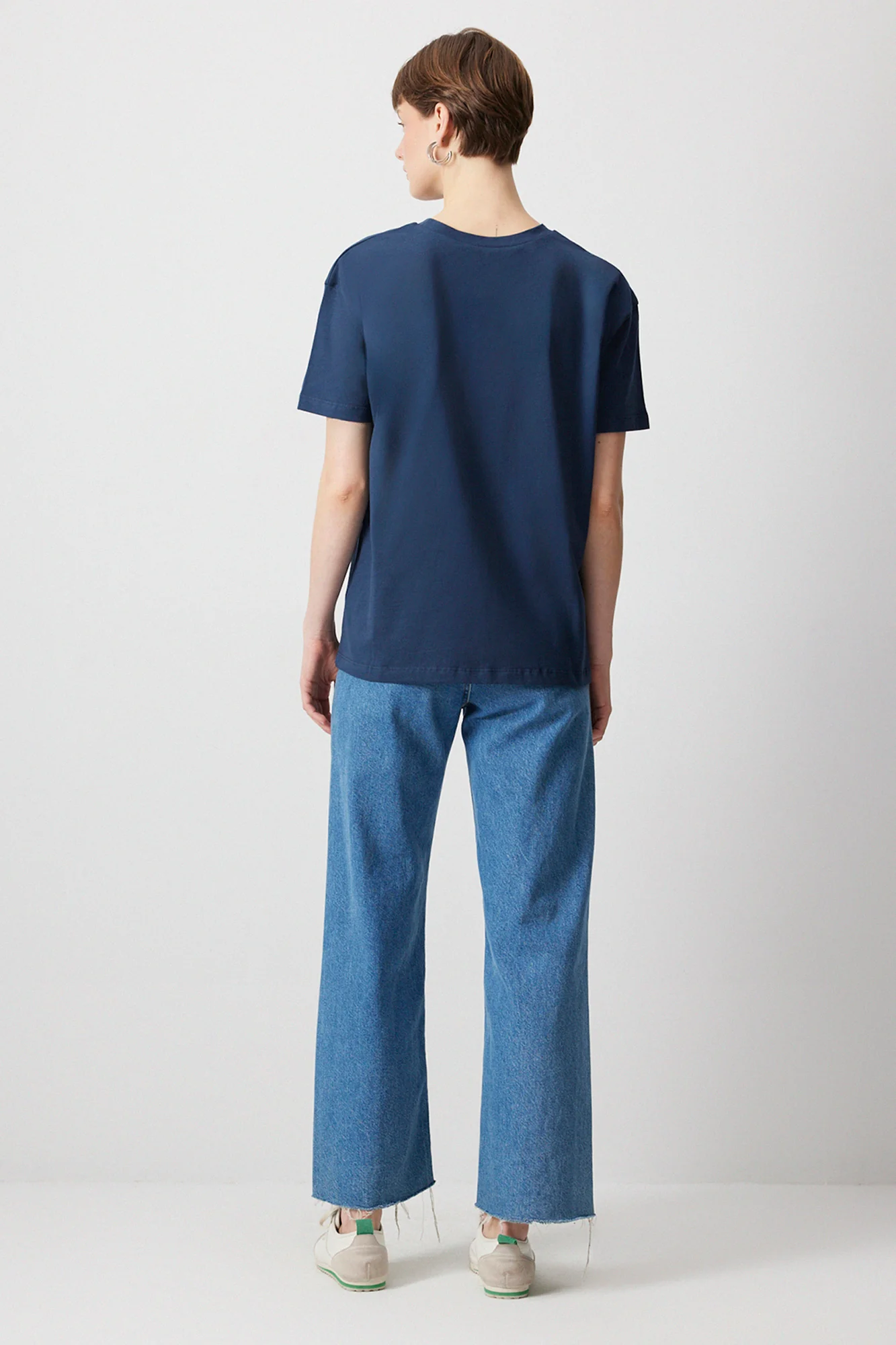 100% COTTON SHORT SLEEVE BASIC T-SHIRT - Image 4