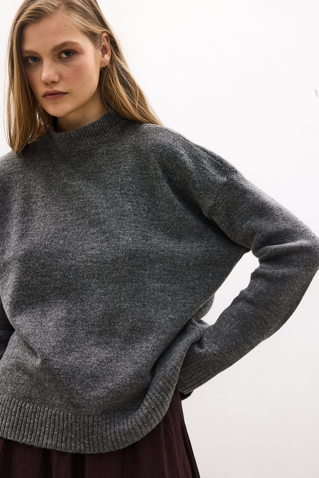 BASIC KNIT SWEATER - Image 6