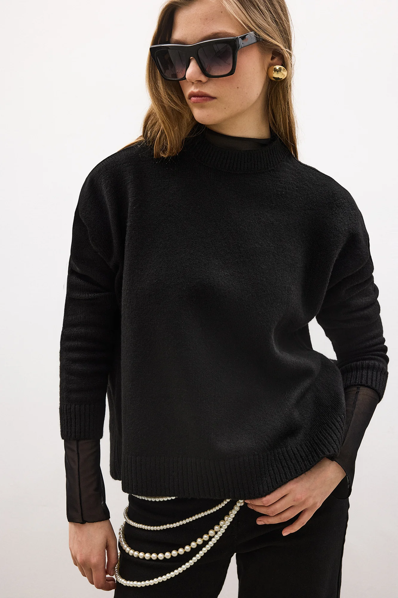 BASIC KNIT SWEATER - Image 4