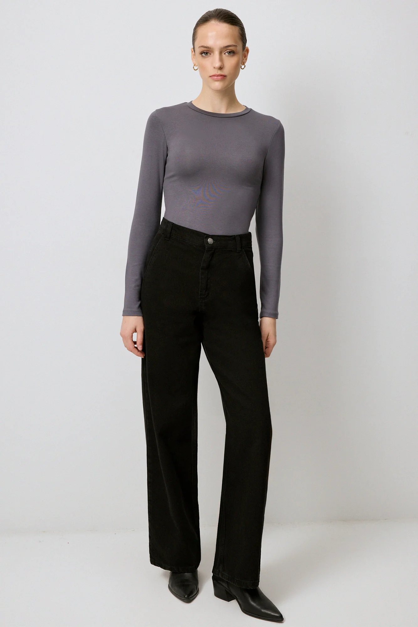 THUMB-FASTENİNG LONG-SLEEVED BODYSUİT - Image 4