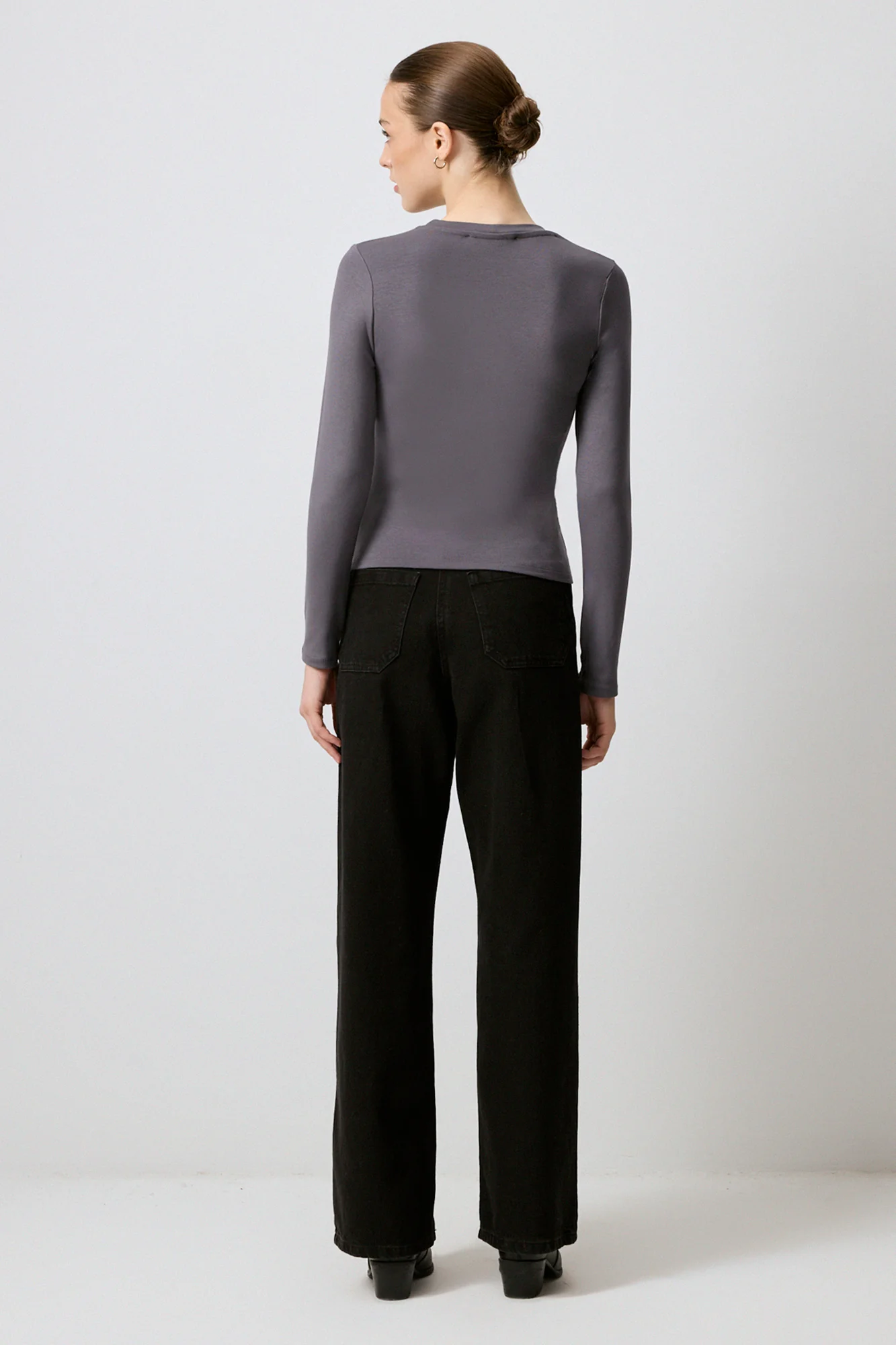 THUMB-FASTENİNG LONG-SLEEVED BODYSUİT - Image 5