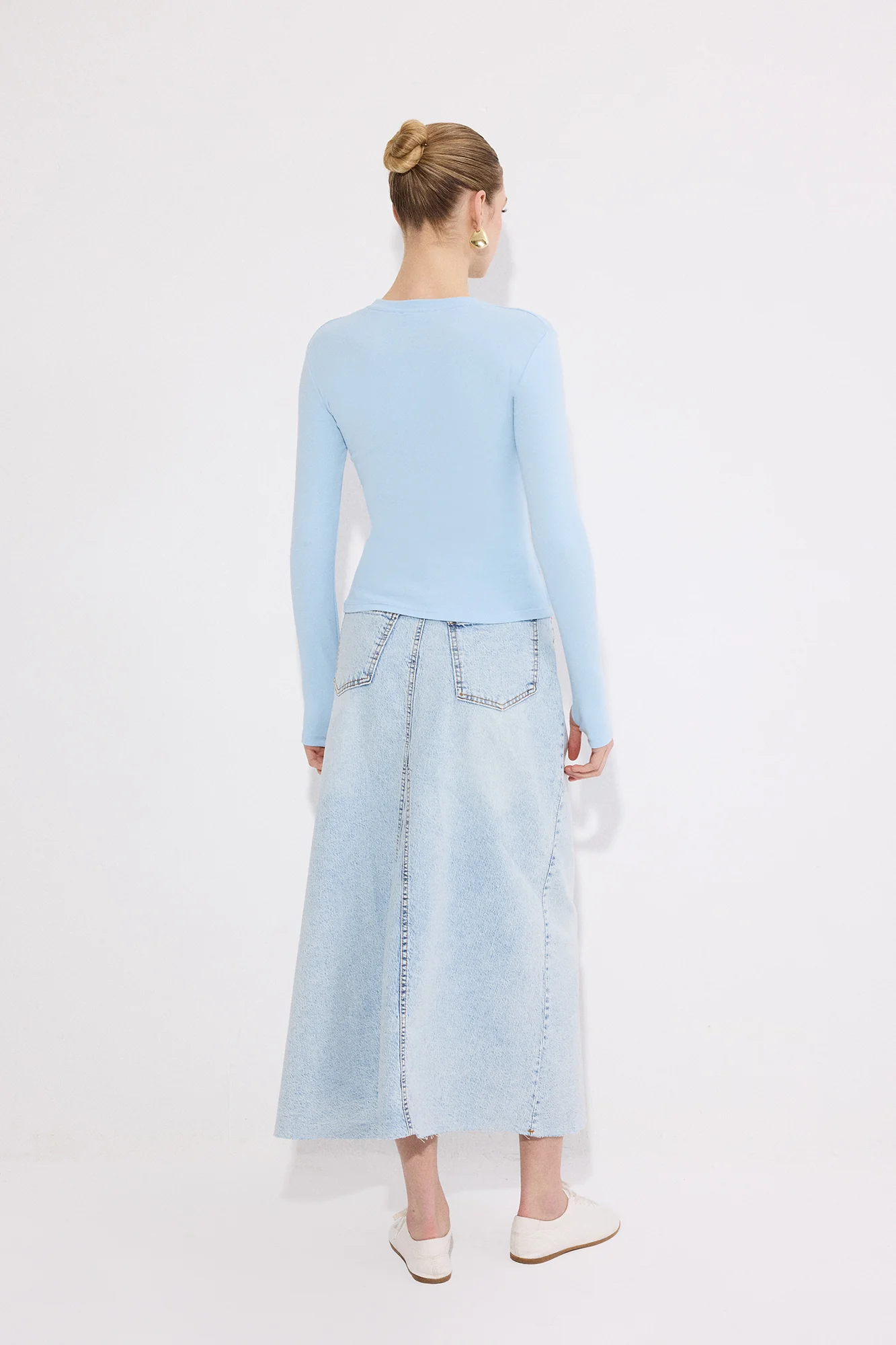 THUMB-FASTENİNG LONG-SLEEVED BODYSUİT - Image 5