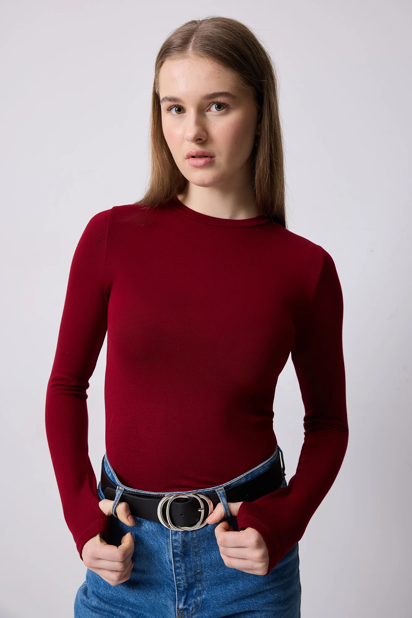 THUMB-FASTENİNG LONG-SLEEVED BODYSUİT - Image 4