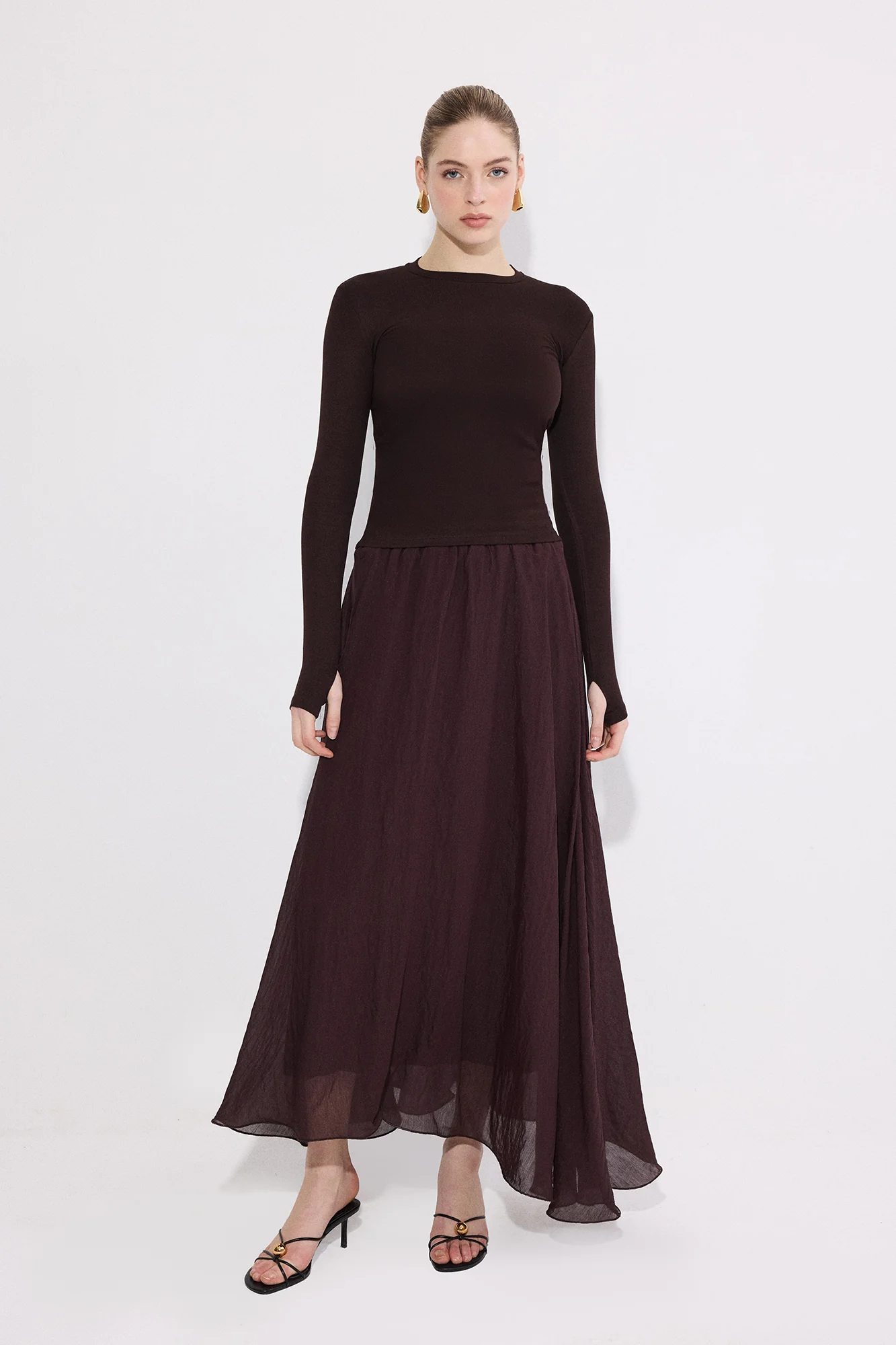 THUMB-FASTENİNG LONG-SLEEVED BODYSUİT - Image 2