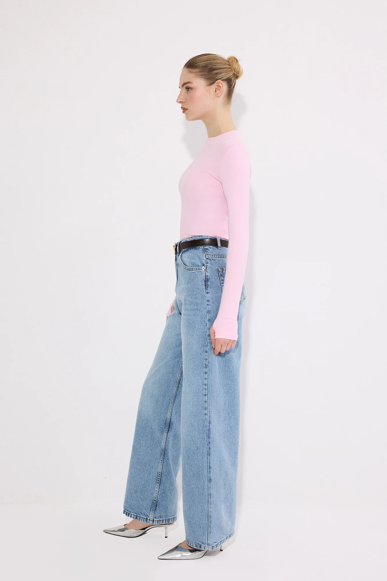 THUMB-FASTENİNG LONG-SLEEVED BODYSUİT - Image 4
