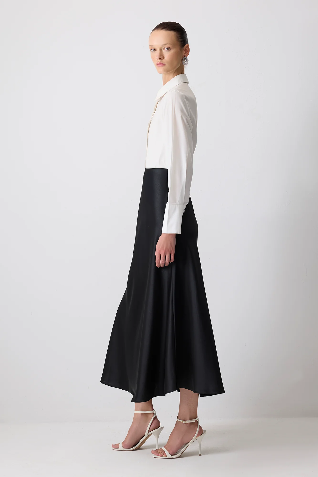 BASIC SATIN SKIRT - Image 6