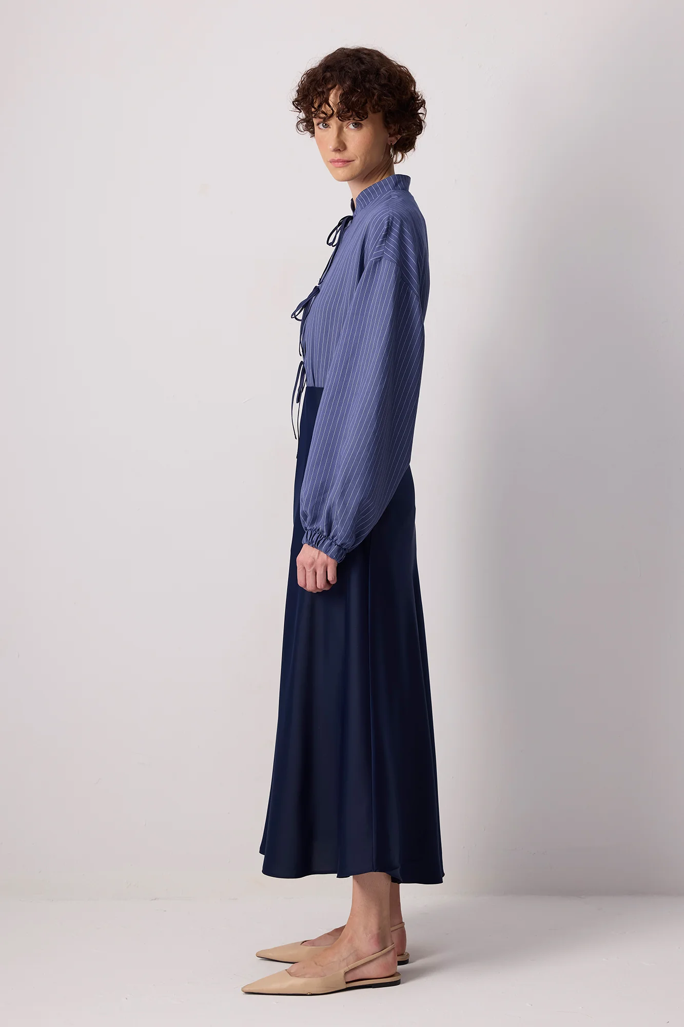 BASIC SATIN SKIRT - Image 5