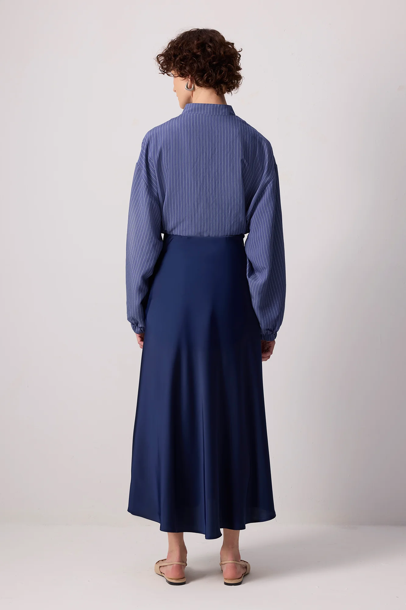 BASIC SATIN SKIRT - Image 6