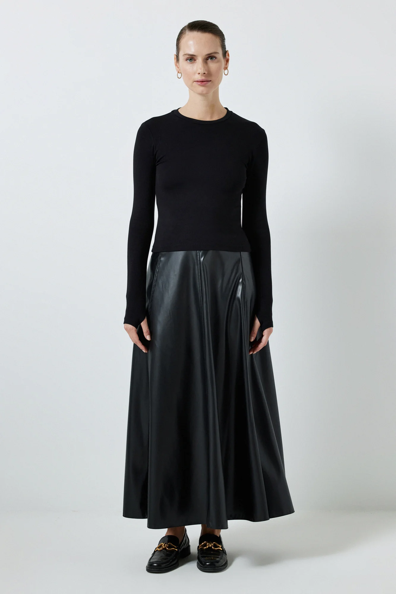 THUMB-FASTENİNG LONG-SLEEVED BODYSUİT - Image 2