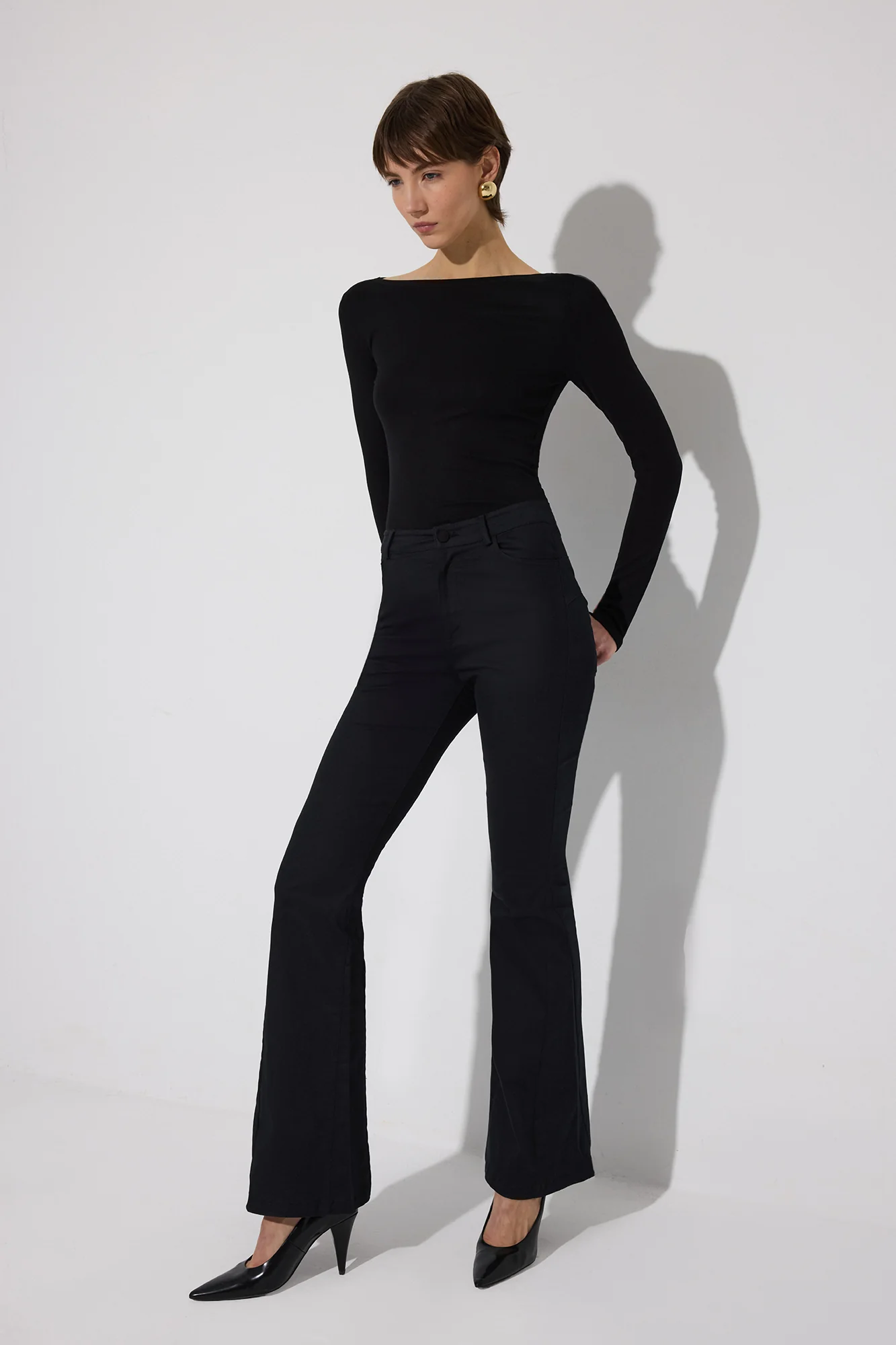 BOAT NECK LONG-SLEEVED BODYSUIT - Image 2