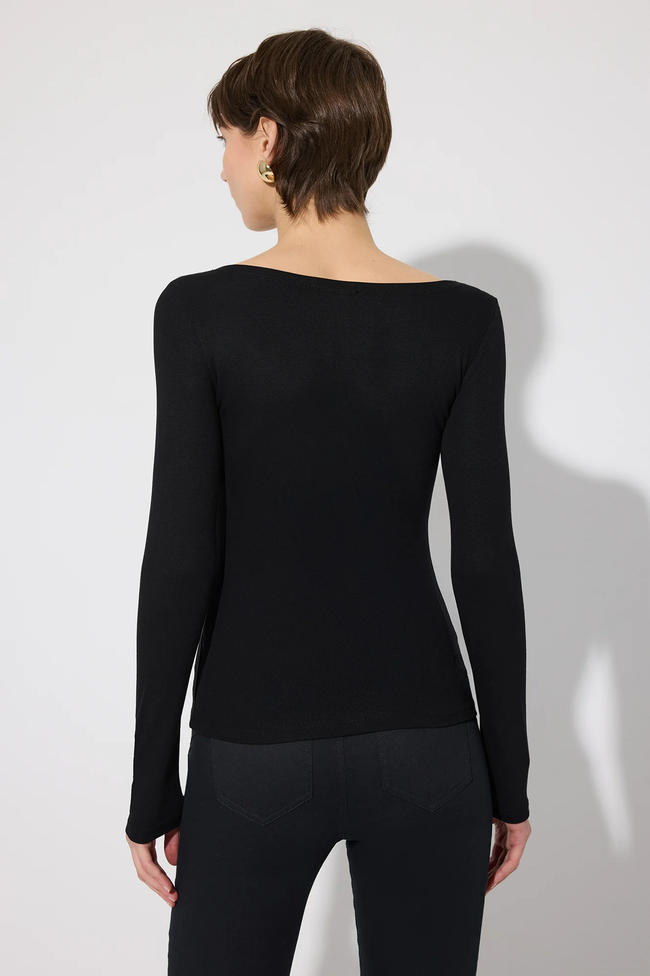 BOAT NECK LONG-SLEEVED BODYSUIT - Image 5