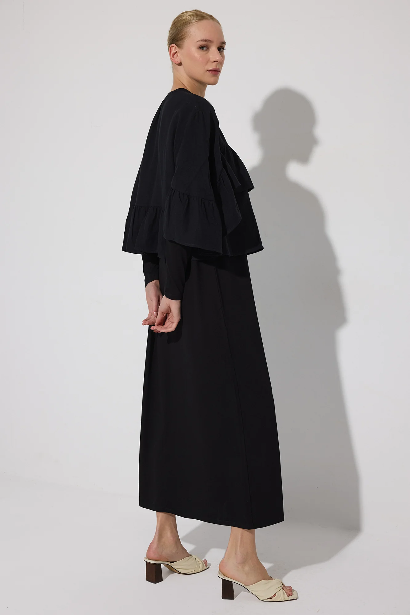 BAT SLEEVE MUSLIN SHIRT - Image 4