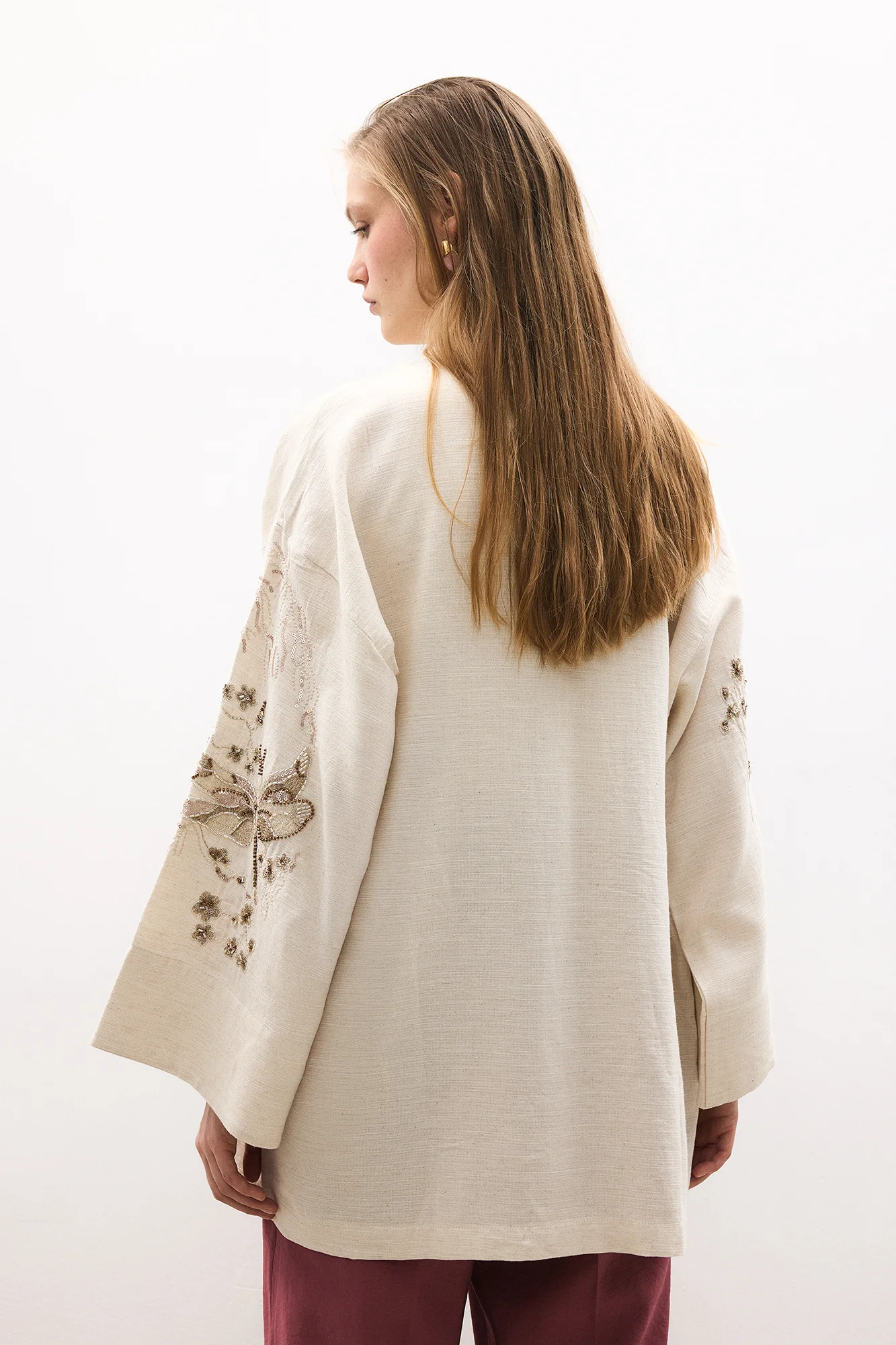 BEADED OVERSIZE KIMONO - Image 5