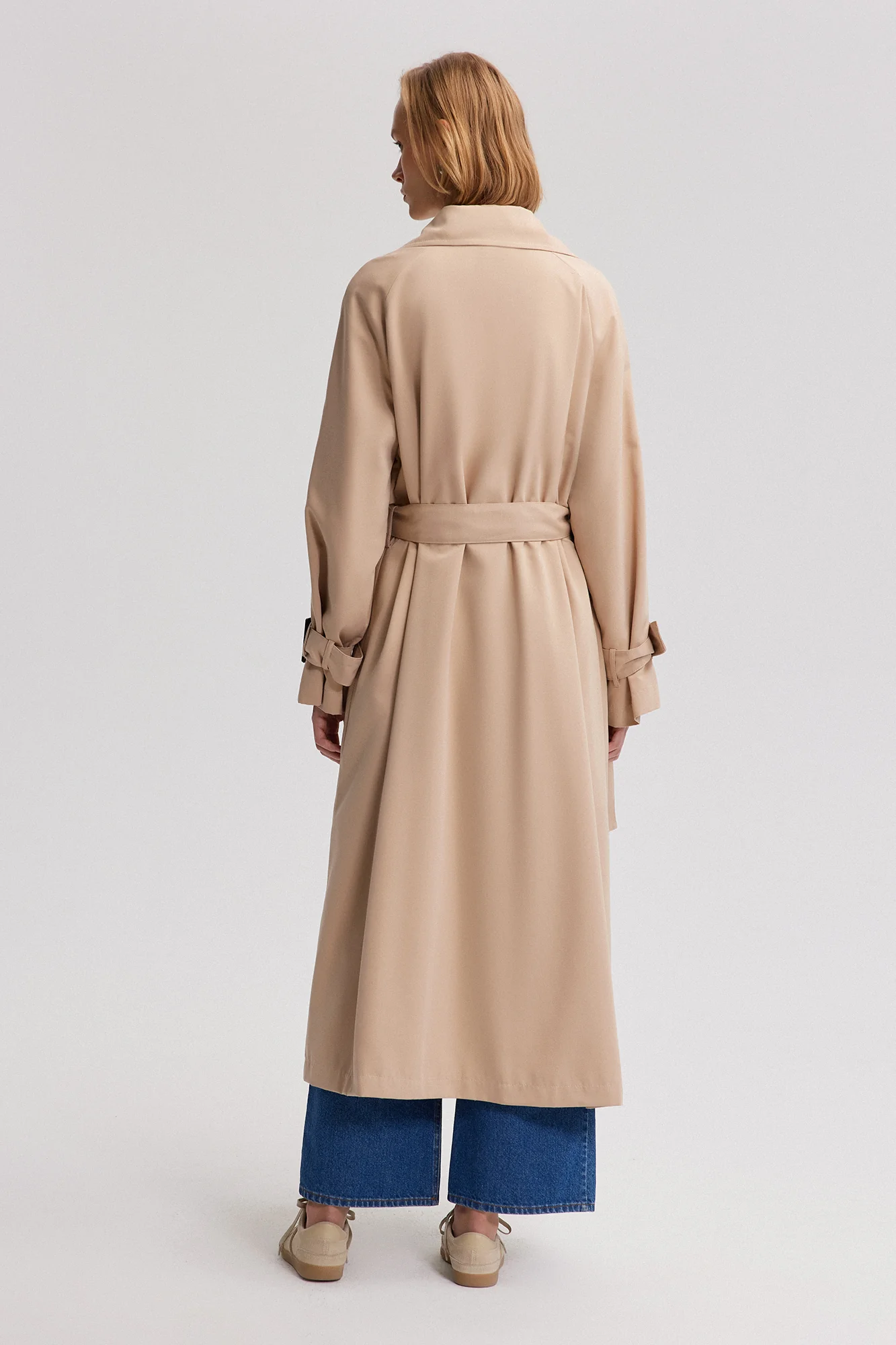 MAXİ LENGTH TRENCH COAT - Image 6