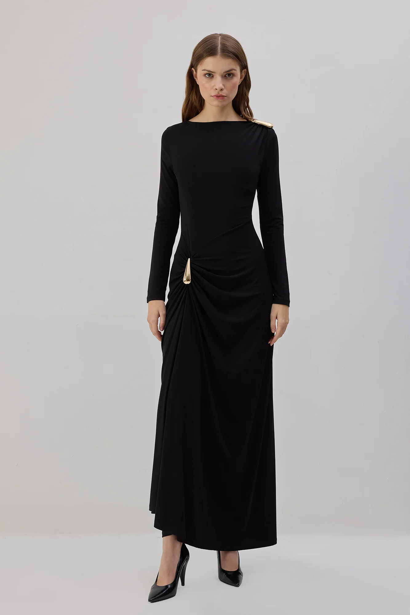 BUCKLED MAXI DRESS - Image 3