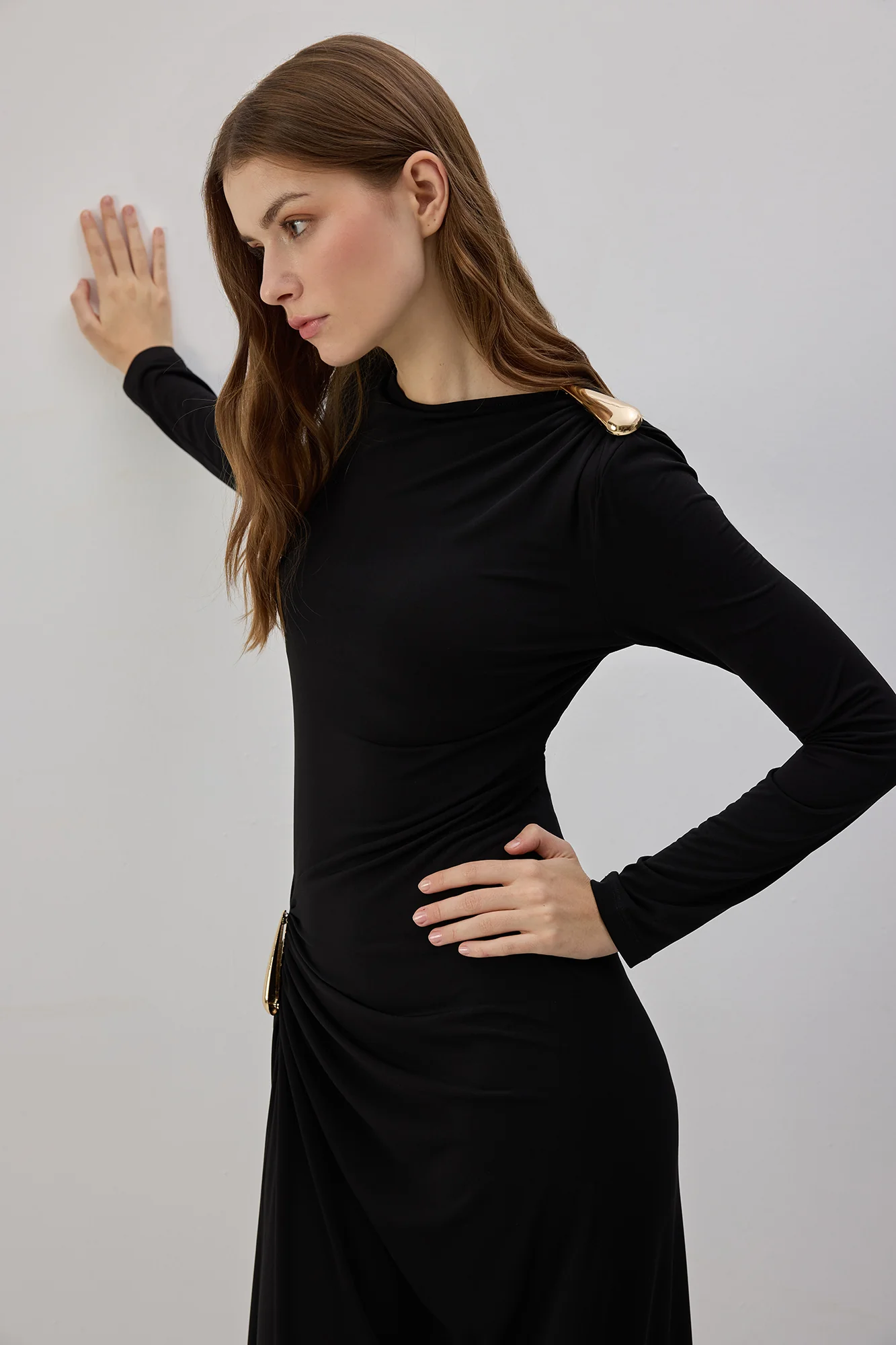 BUCKLED MAXI DRESS - Image 4