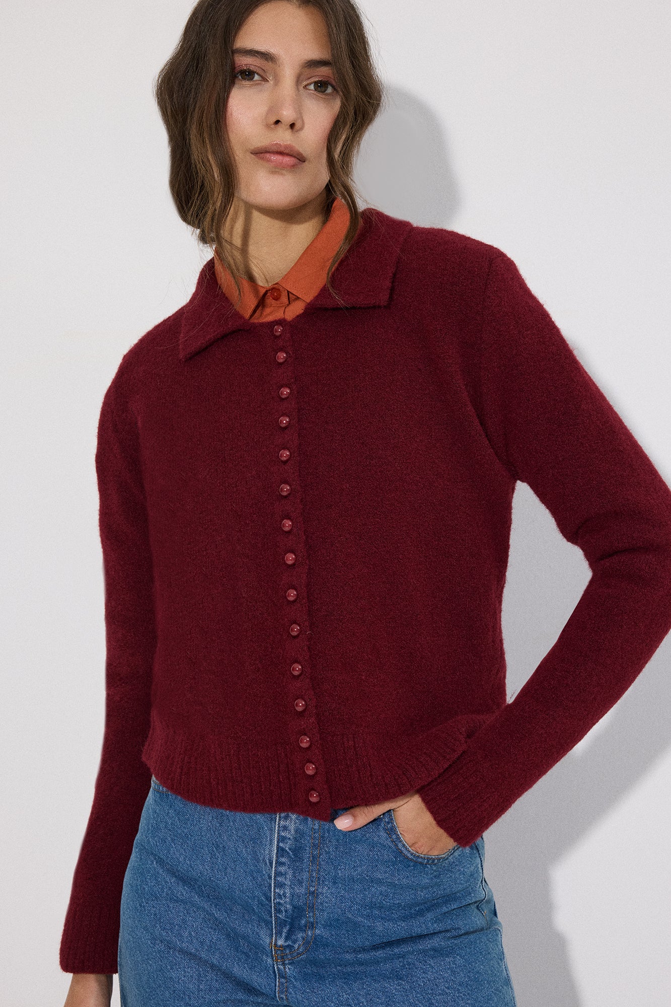 BUTTONED KNIT CARDIGAN - Image 4
