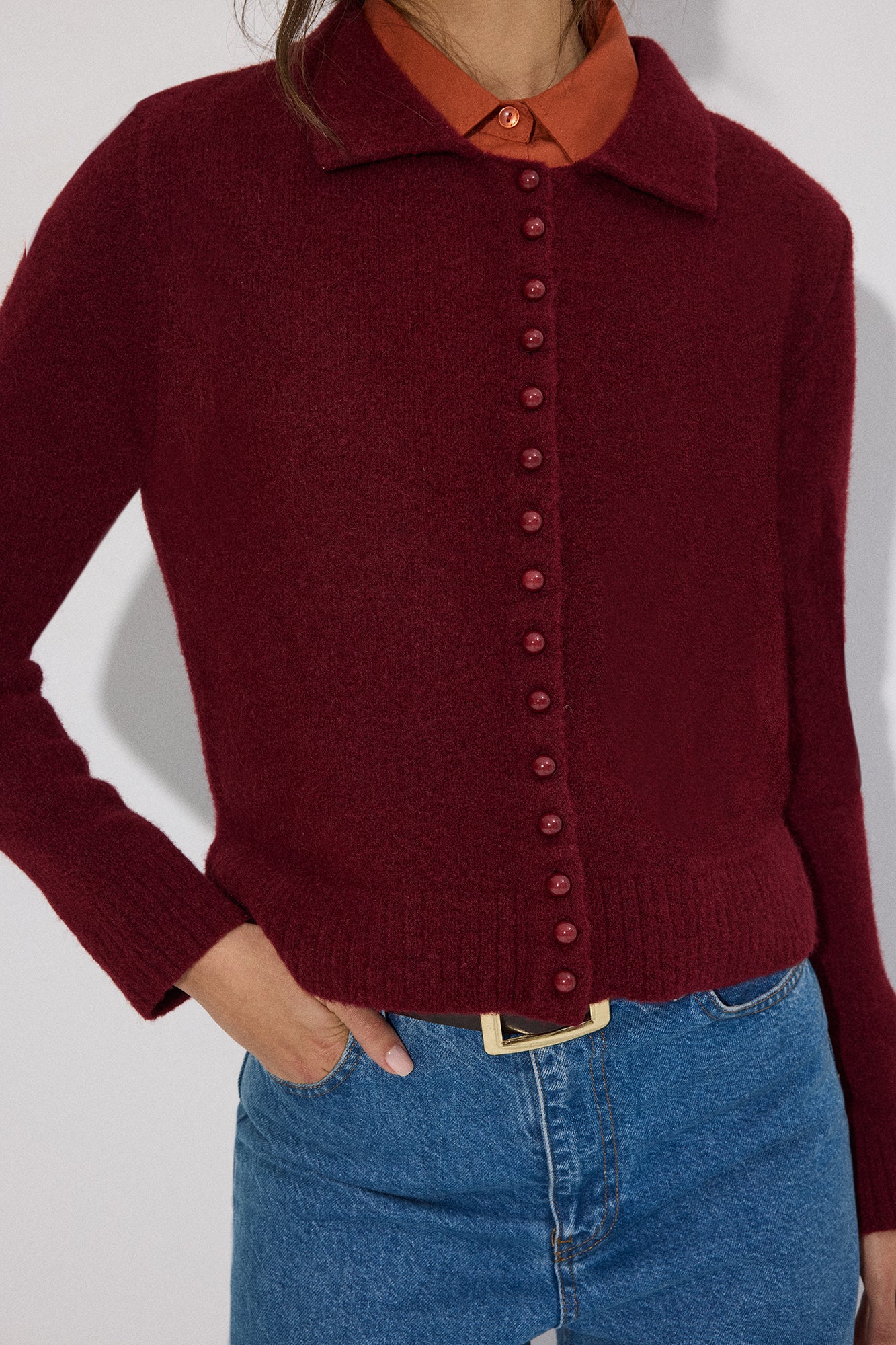 BUTTONED KNIT CARDIGAN - Image 5