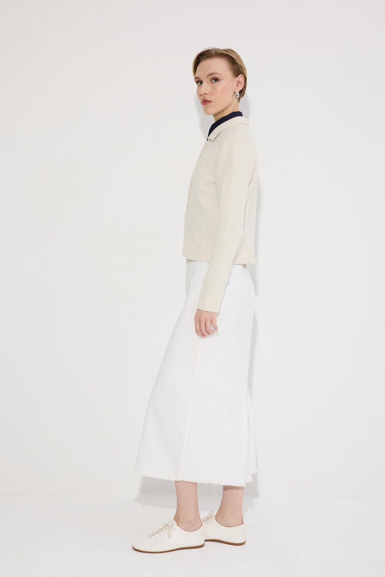 BUTTONED KNIT CARDIGAN - Image 4