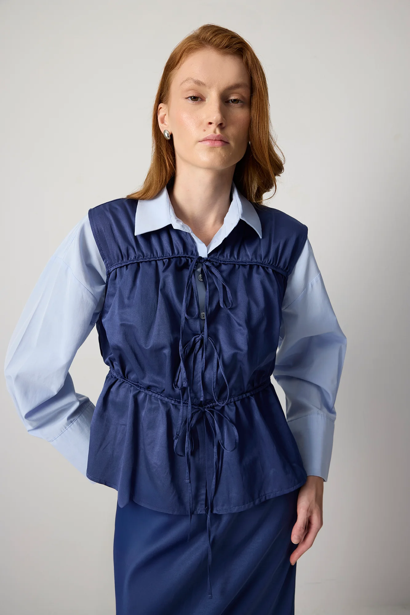 GATHERED VEST - Image 5