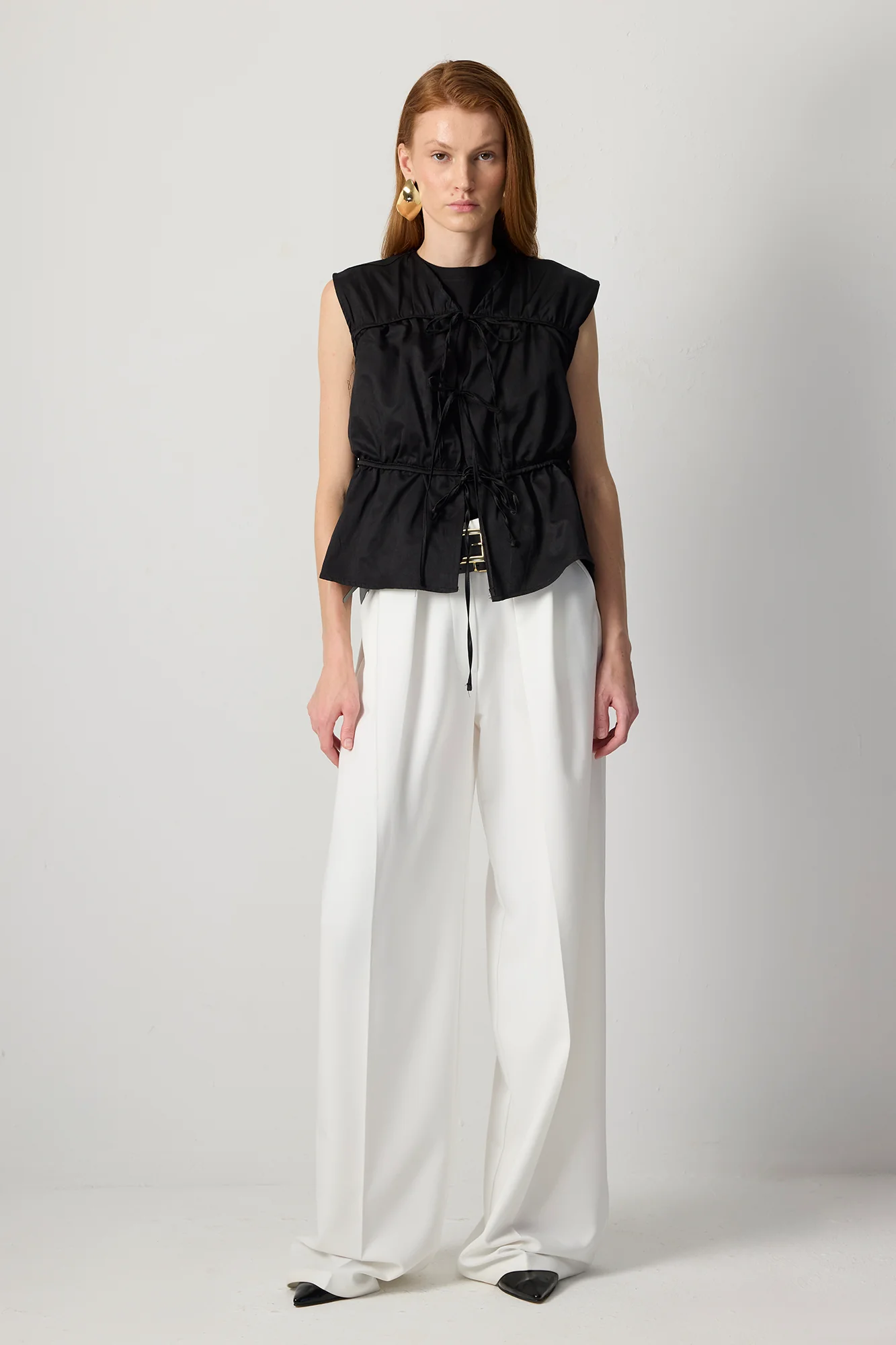 GATHERED VEST - Image 3