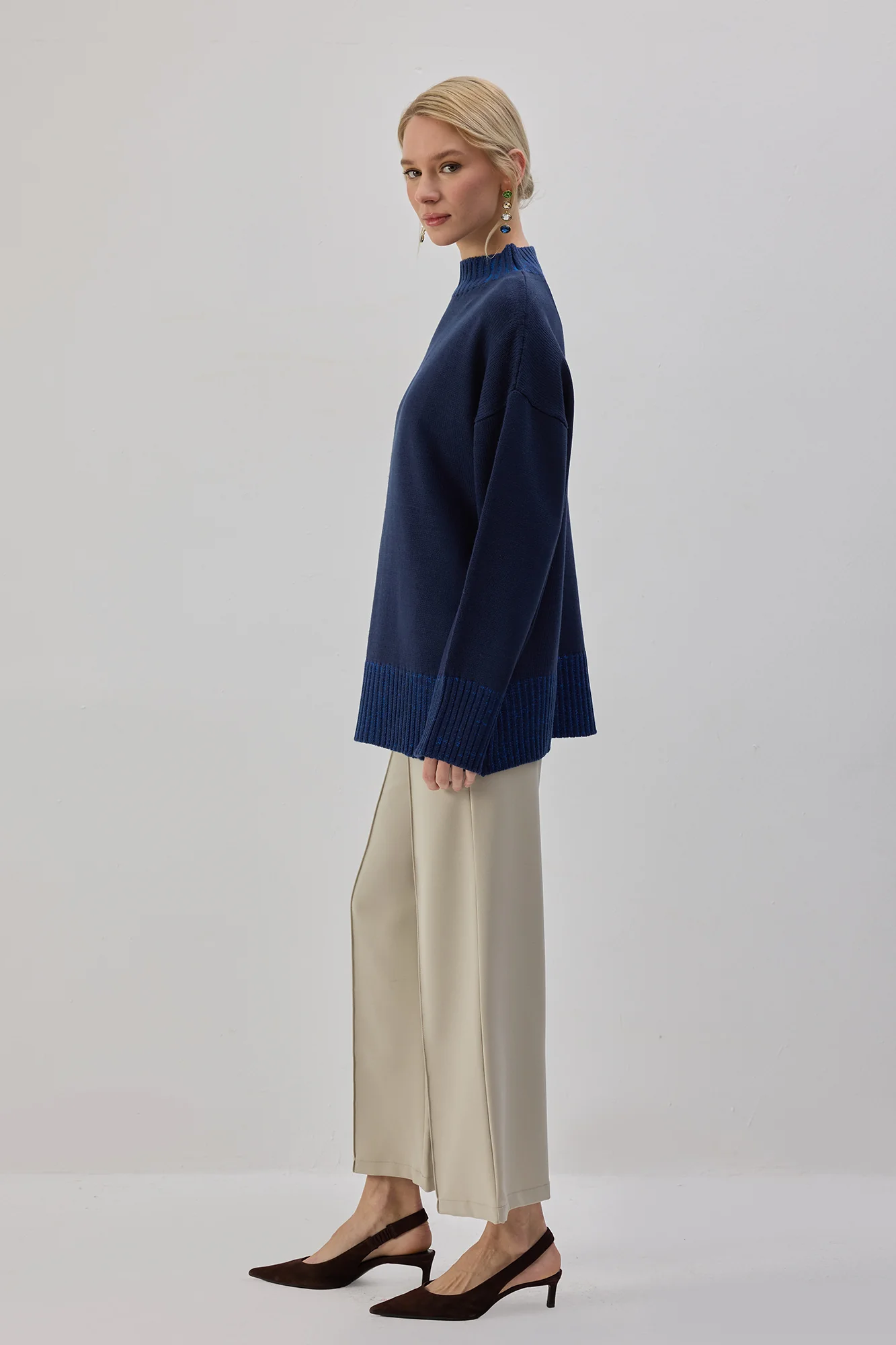 RIBBED LONG KNITTED SWEATER - Image 4