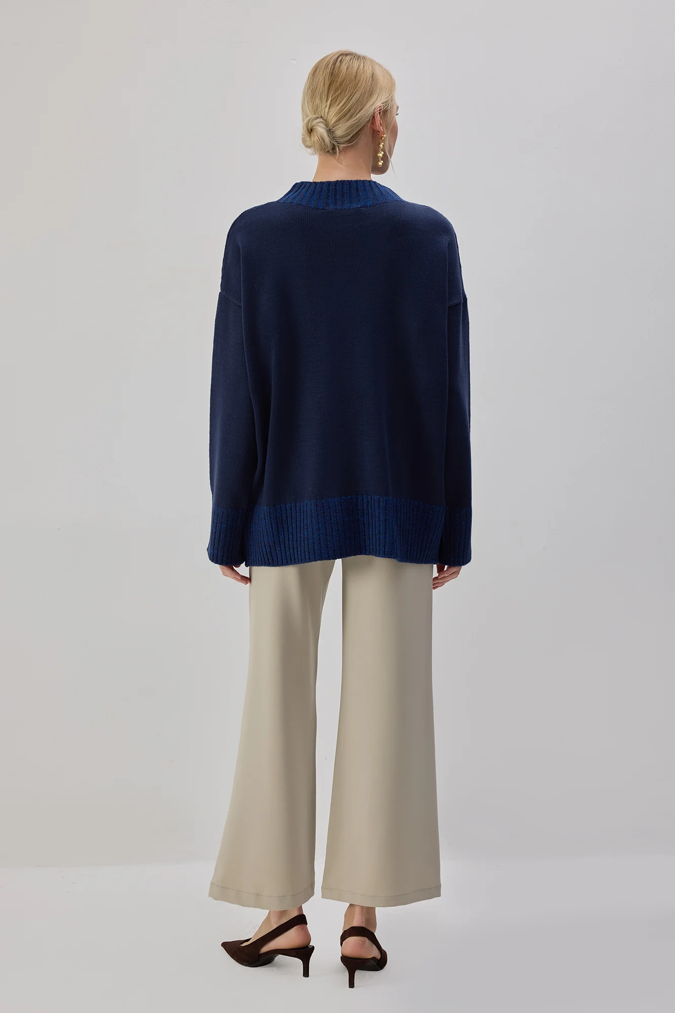 RIBBED LONG KNITTED SWEATER - Image 5