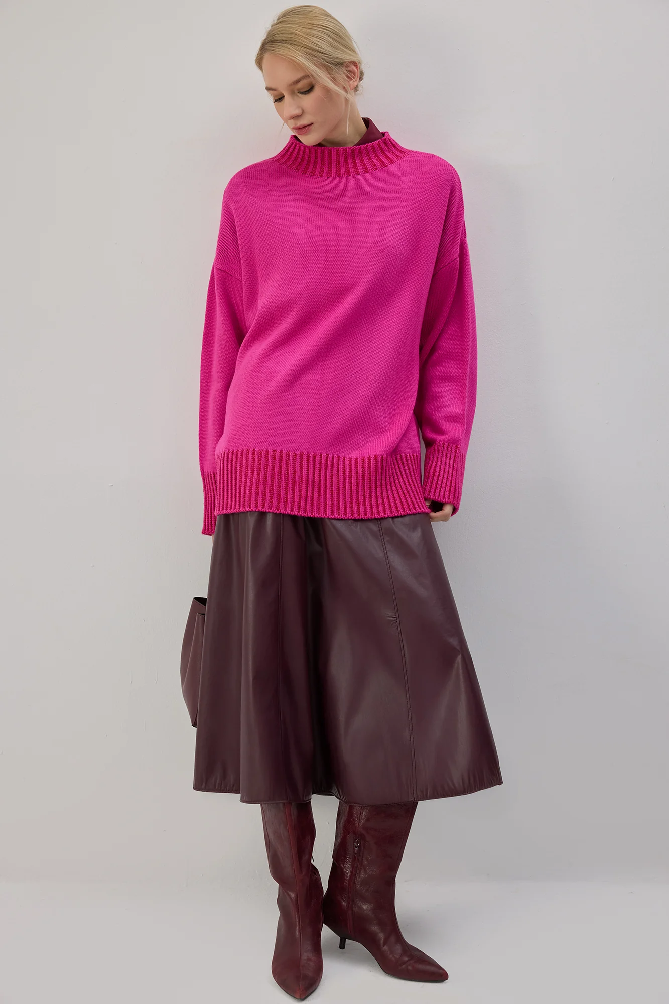 RIBBED LONG KNITTED SWEATER - Image 4