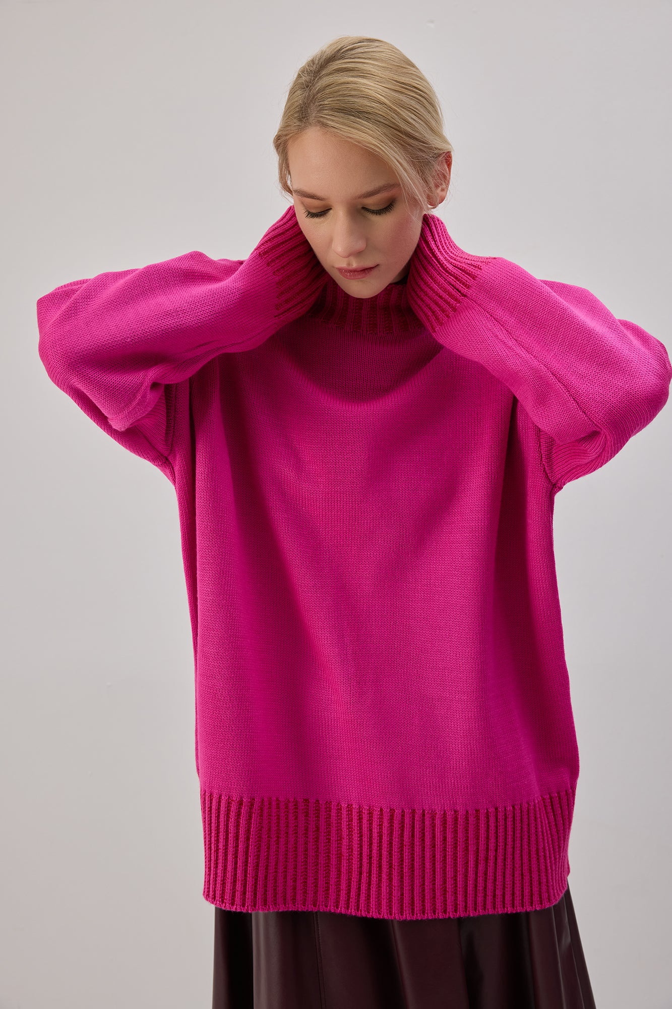 RIBBED LONG KNITTED SWEATER - Image 5