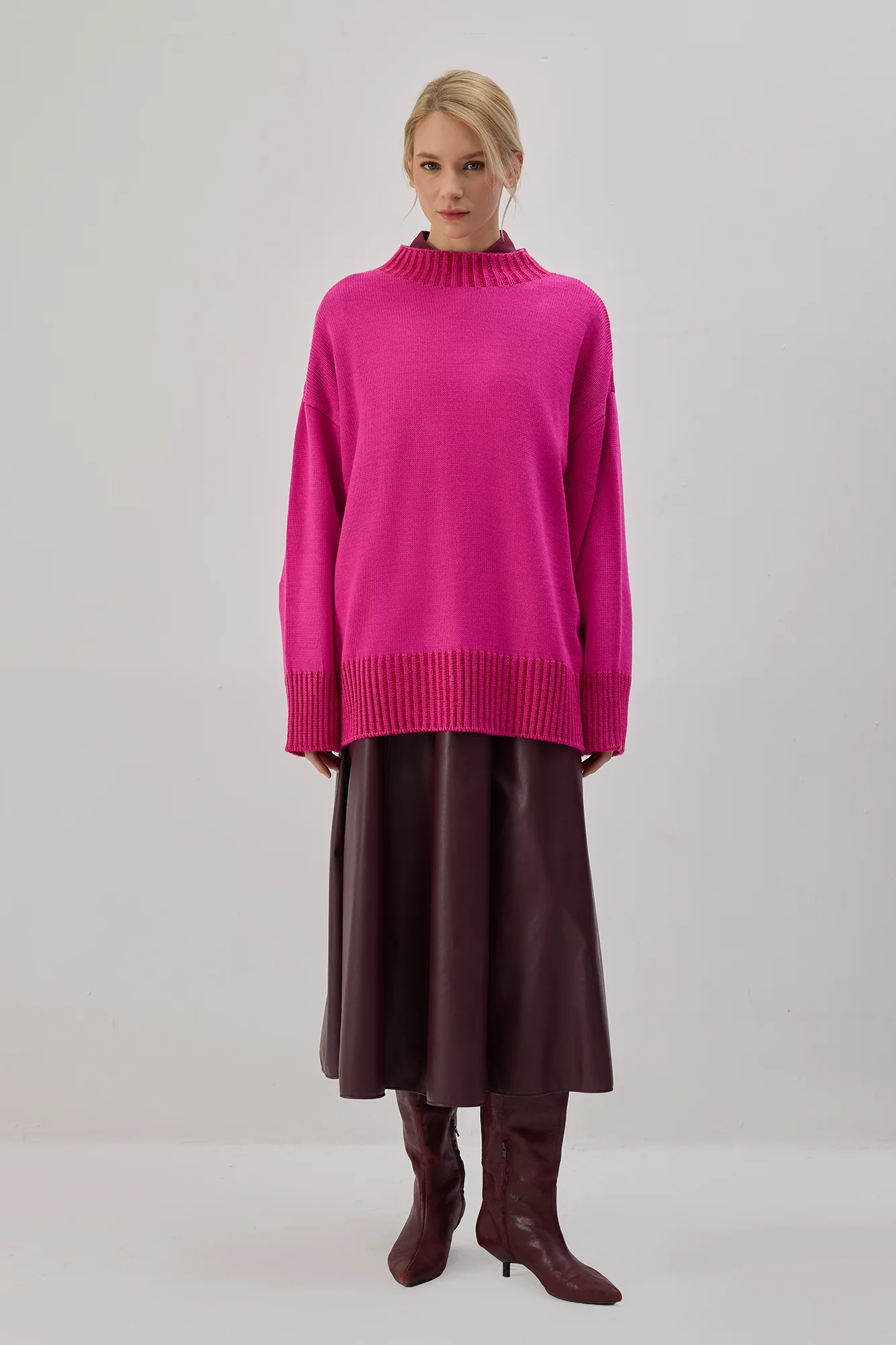 RIBBED LONG KNITTED SWEATER - Image 6