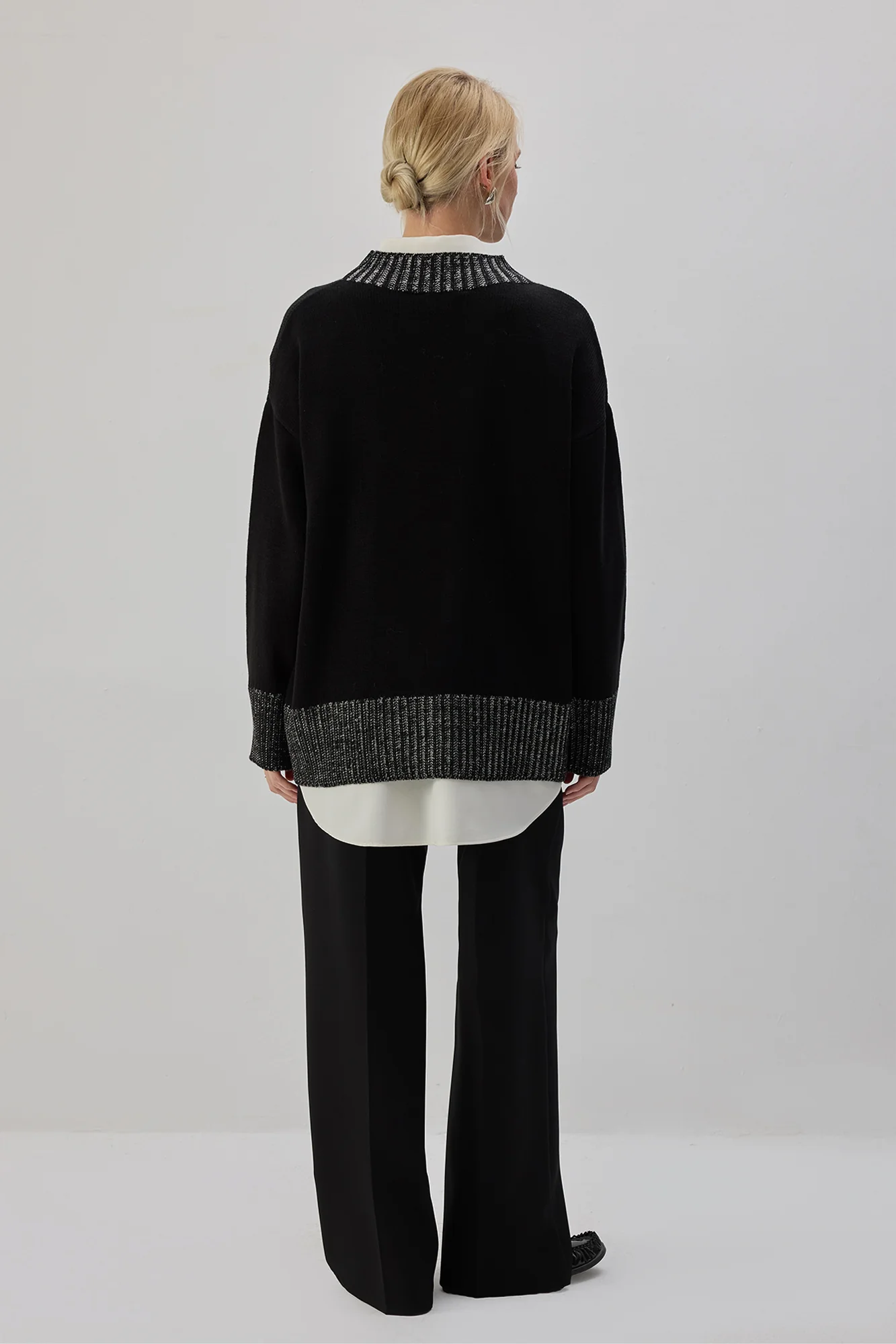 RIBBED LONG KNITTED SWEATER - Image 6