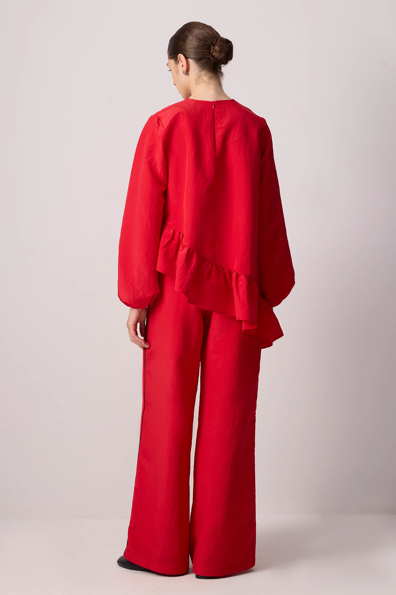 CONTRAST PIPING CUPRA TROUSERS - Image 5