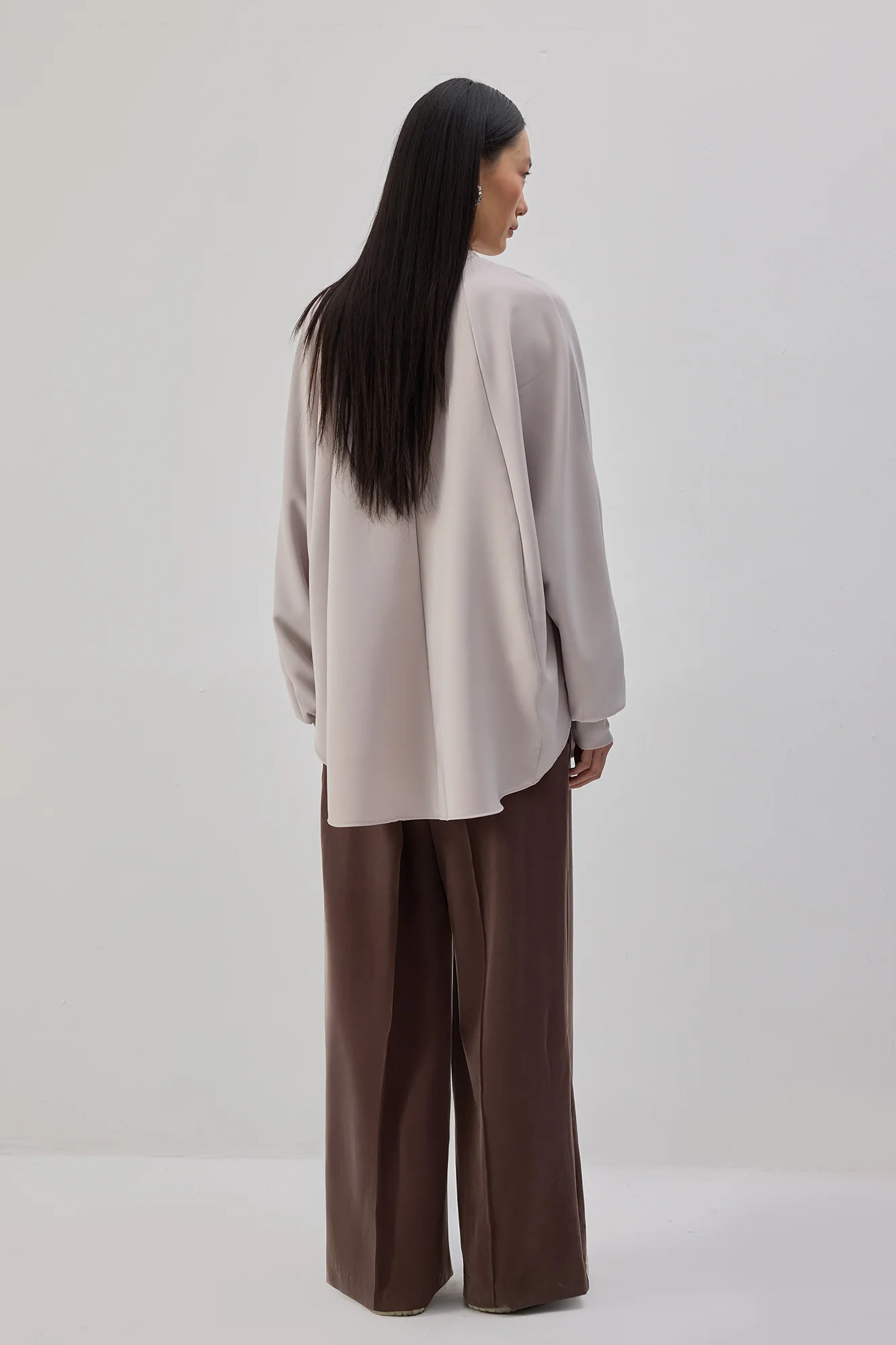 CREPE TUNIC WITH POCKETS - Image 6