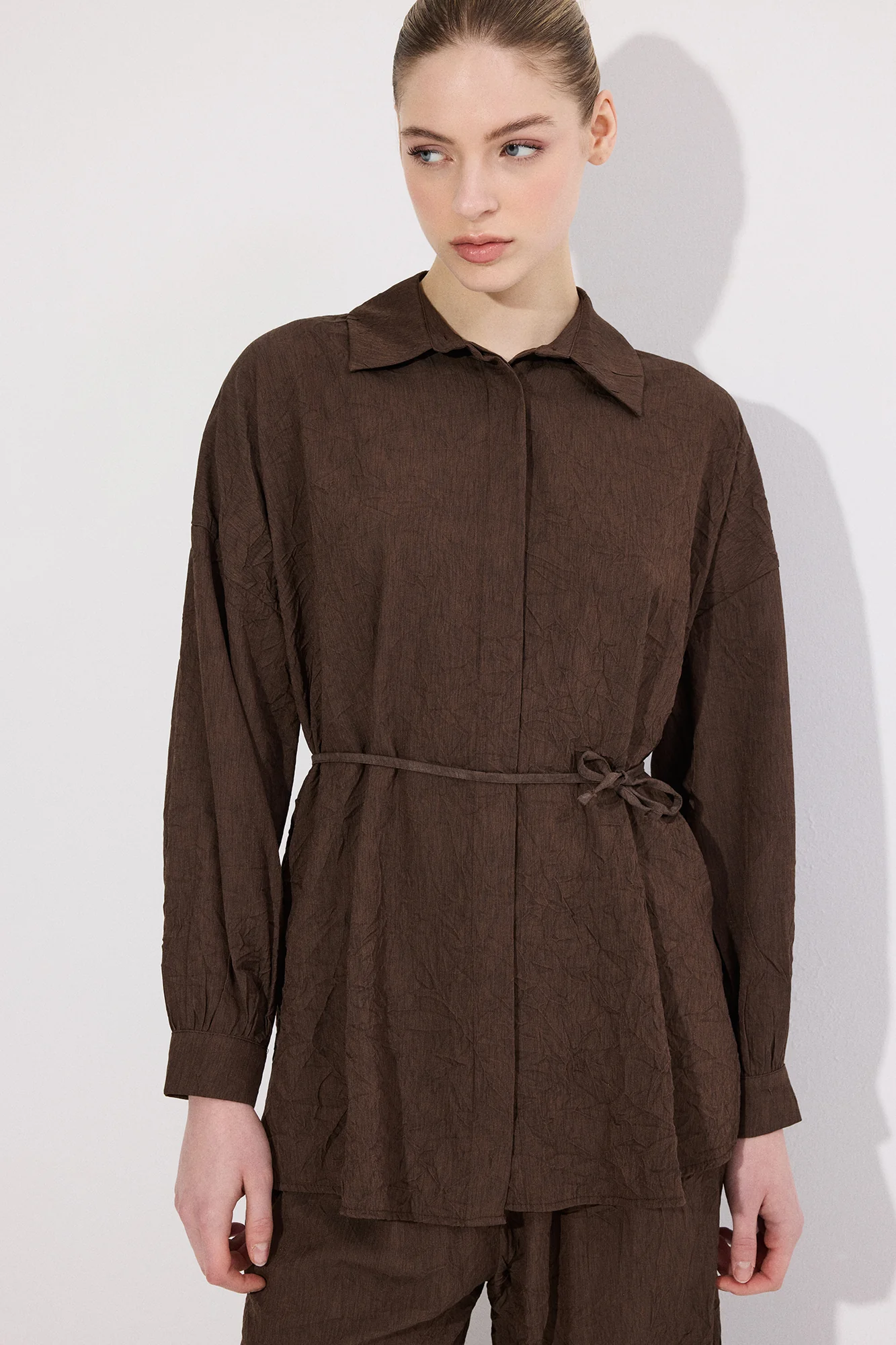 CRUSHED SHIRT TROUSER SET - Image 3