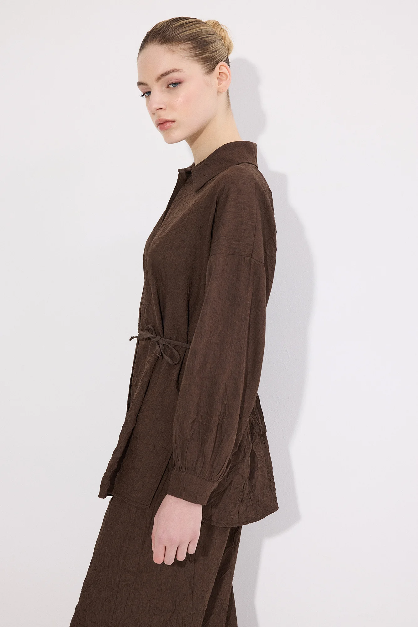 CRUSHED SHIRT TROUSER SET - Image 4