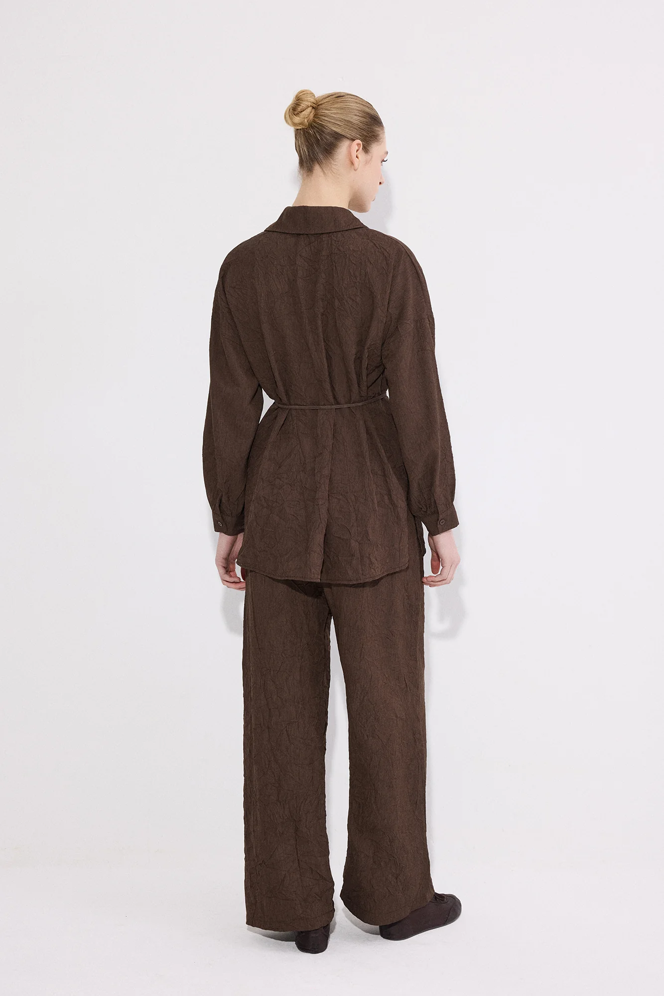 CRUSHED SHIRT TROUSER SET - Image 6