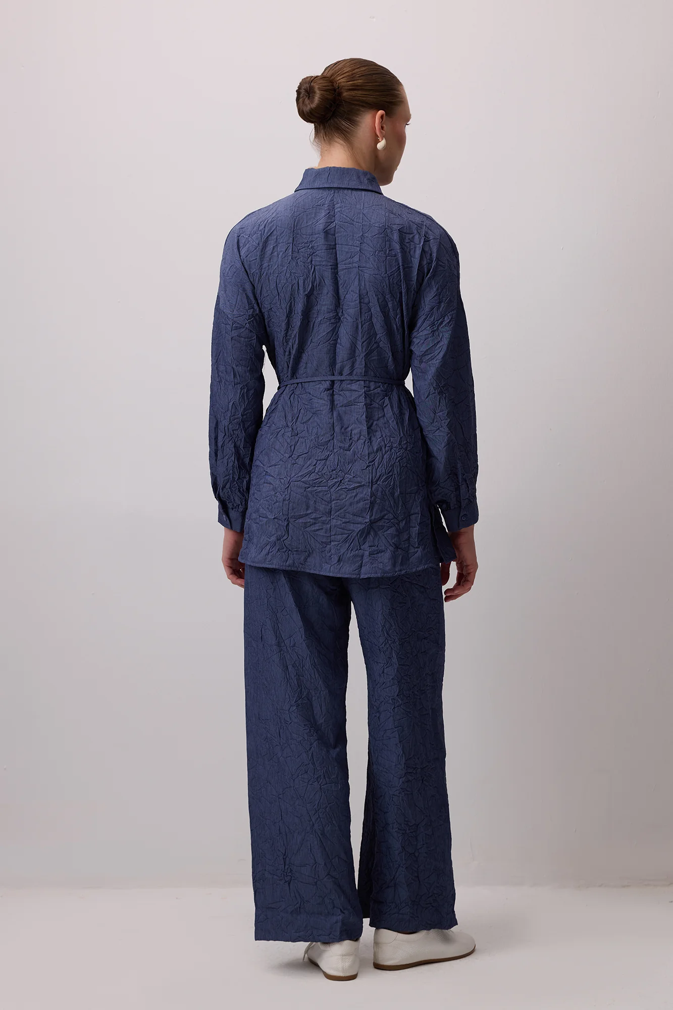 CRUSHED SHIRT TROUSER SET - Image 5