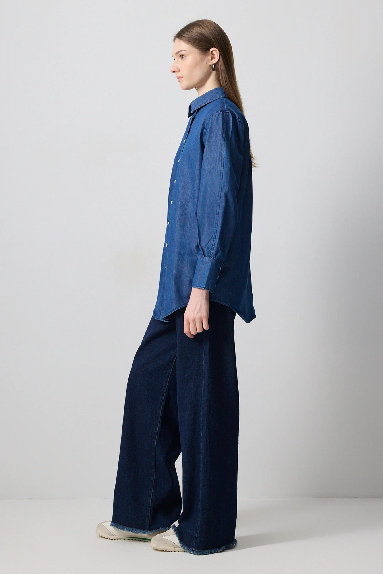 DENIM EFFECTED SHIRT - Image 5